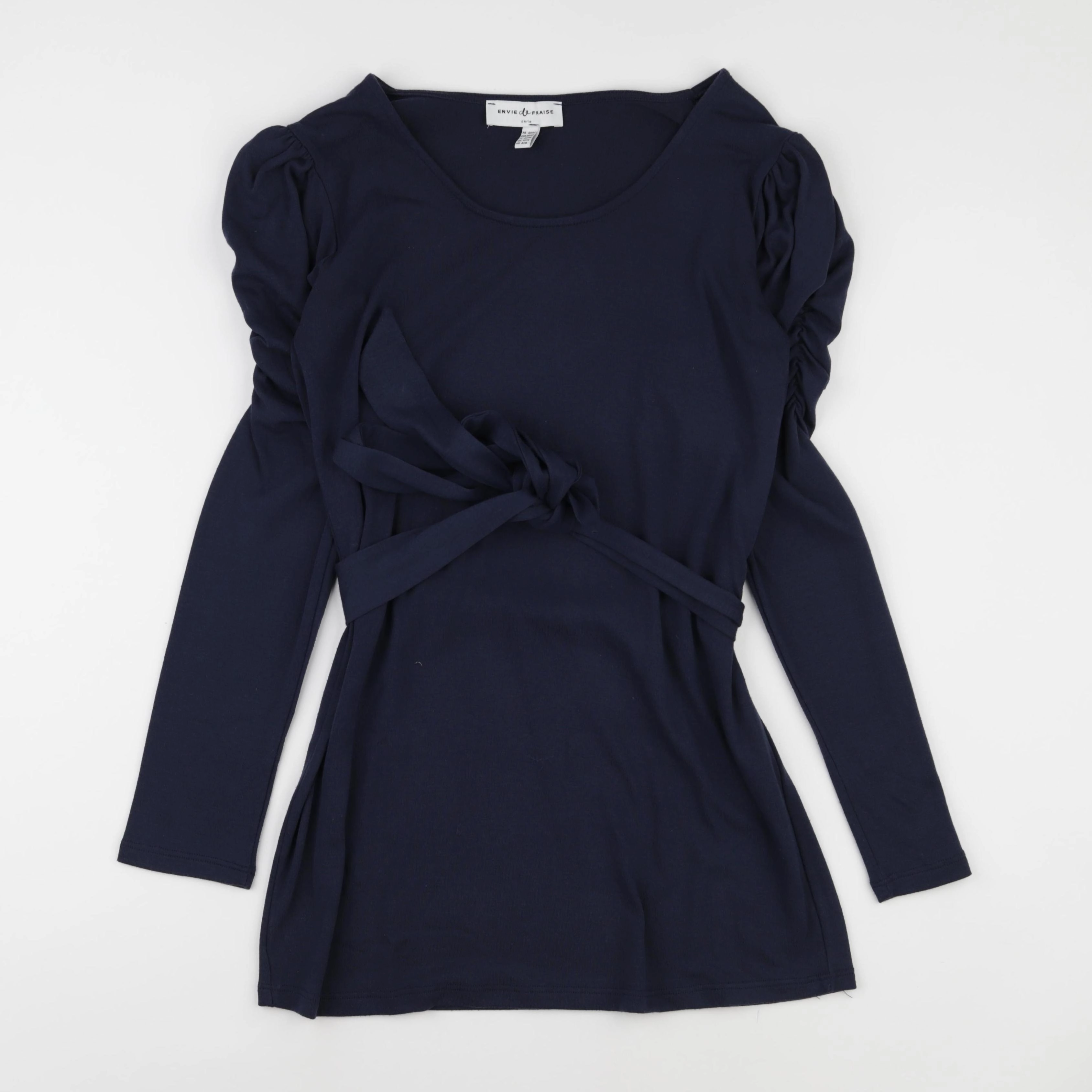 Envie de fraise - tee-shirt grossesse bleu - 40 à 42
