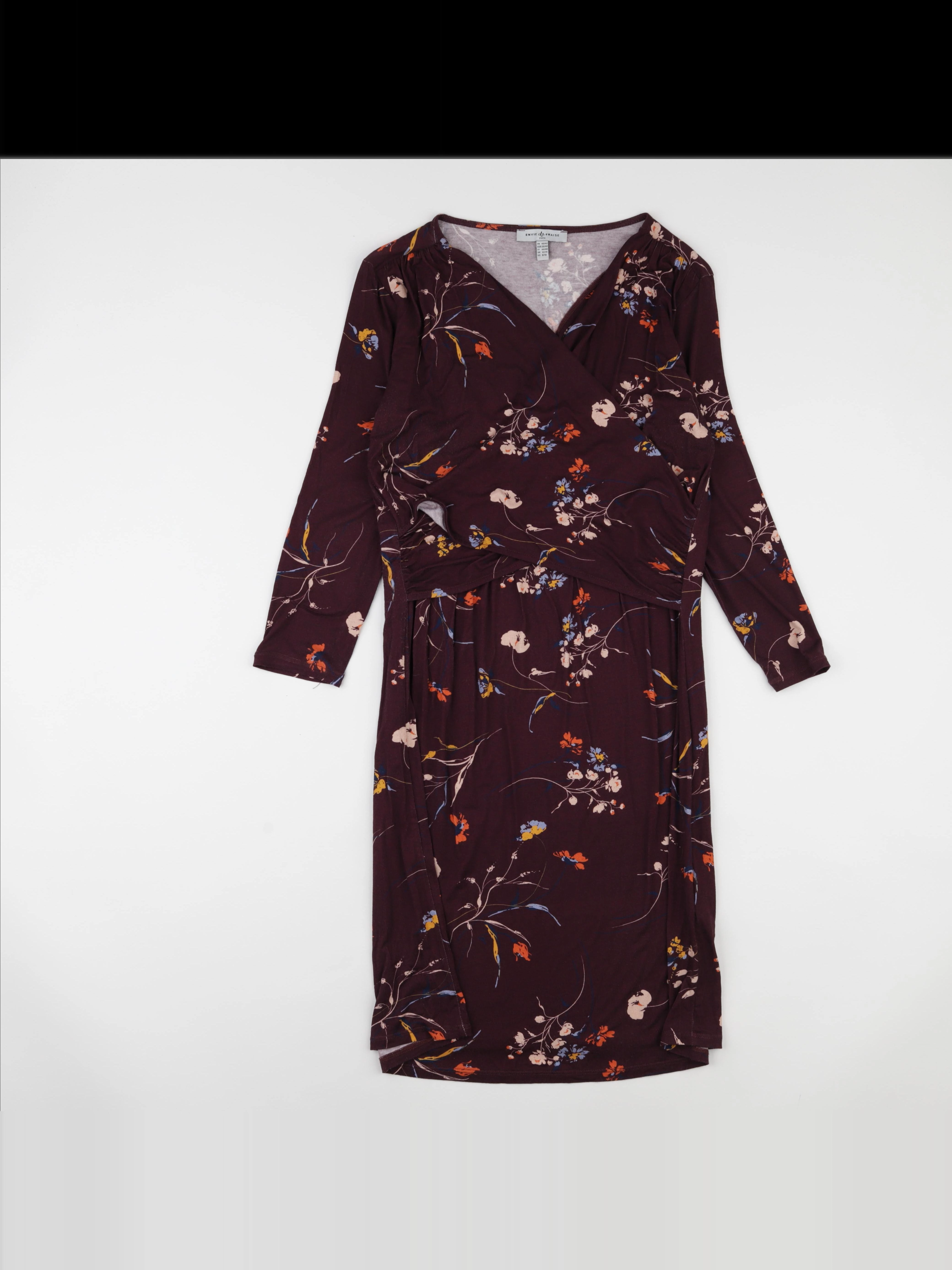 Envie de fraise - robe grossesse violet - 40 à 42