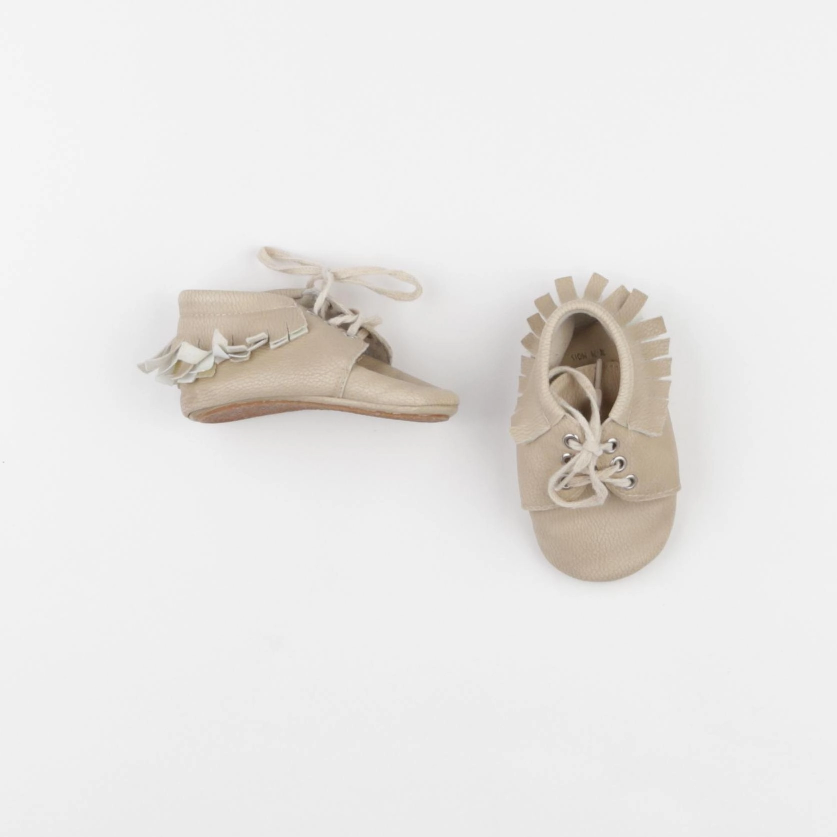 My Baby Factory - chaussons beige - 18/24 mois