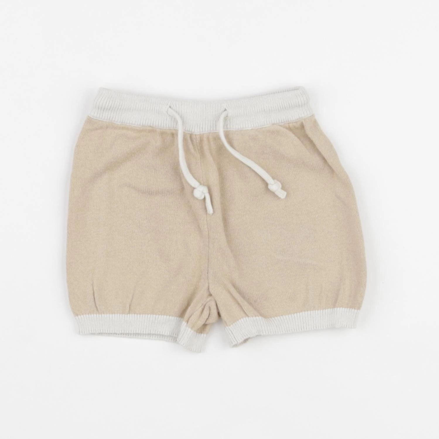 H&M - short beige - 3/6 mois
