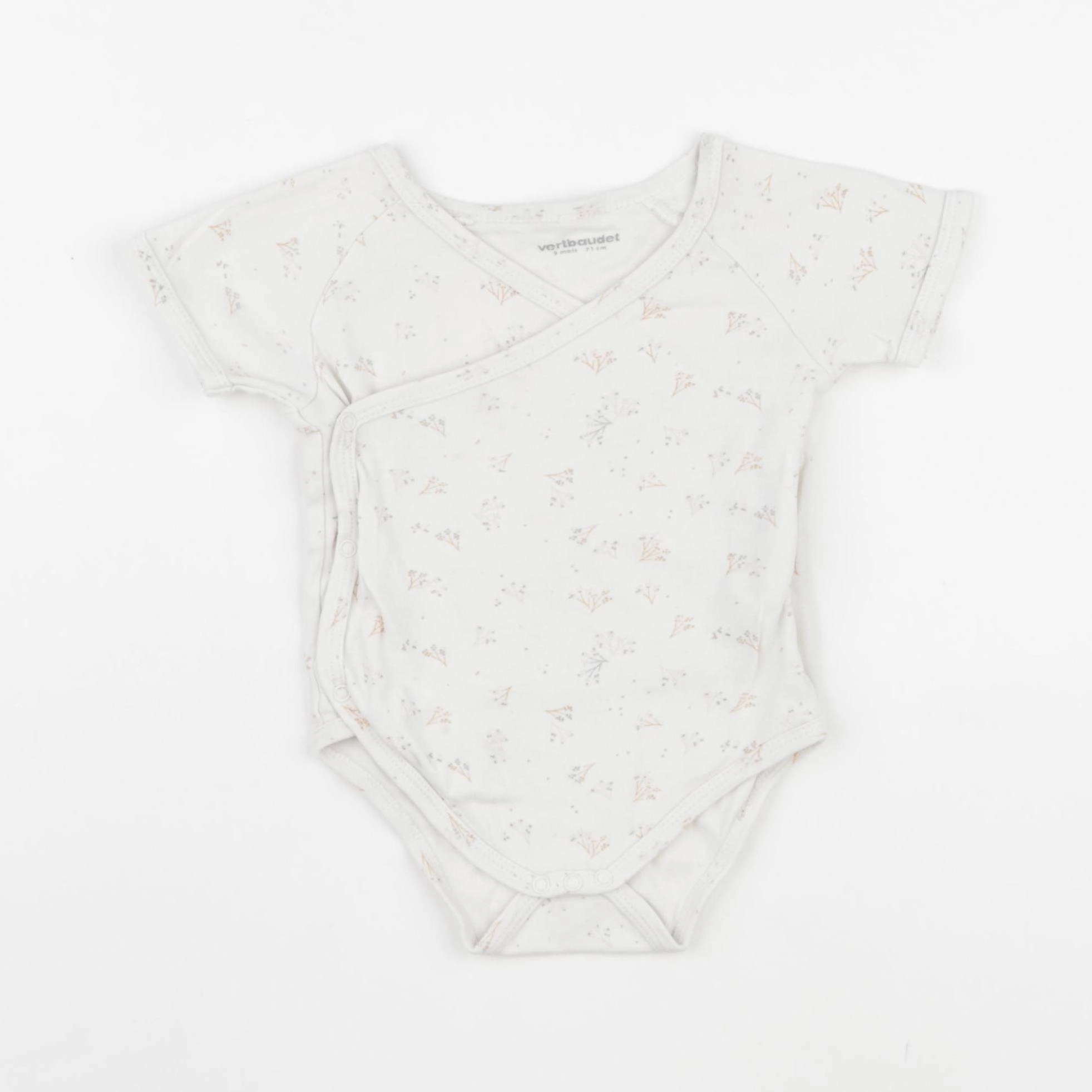 Vertbaudet - body blanc - 9 mois