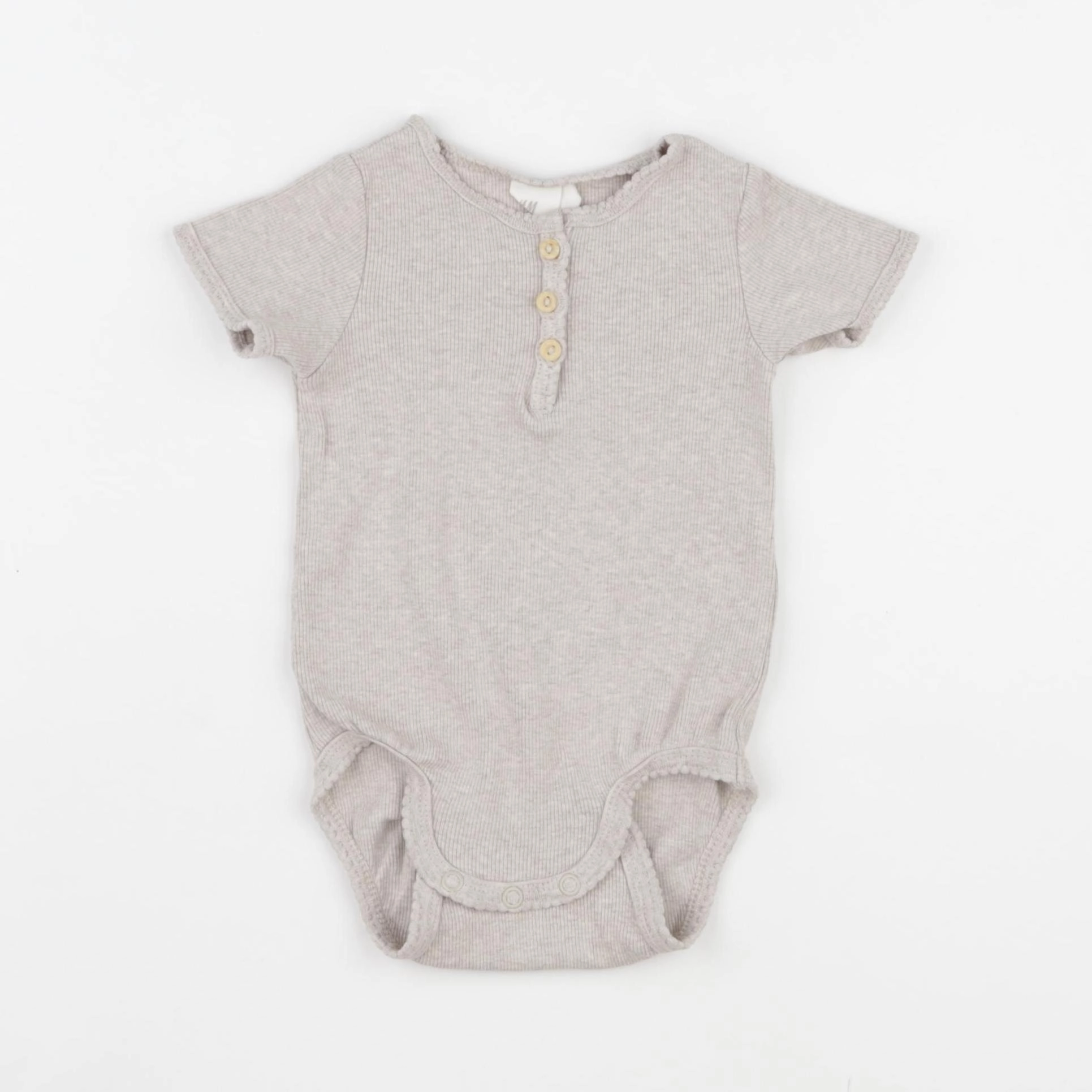 H&M - body beige - 3/6 mois