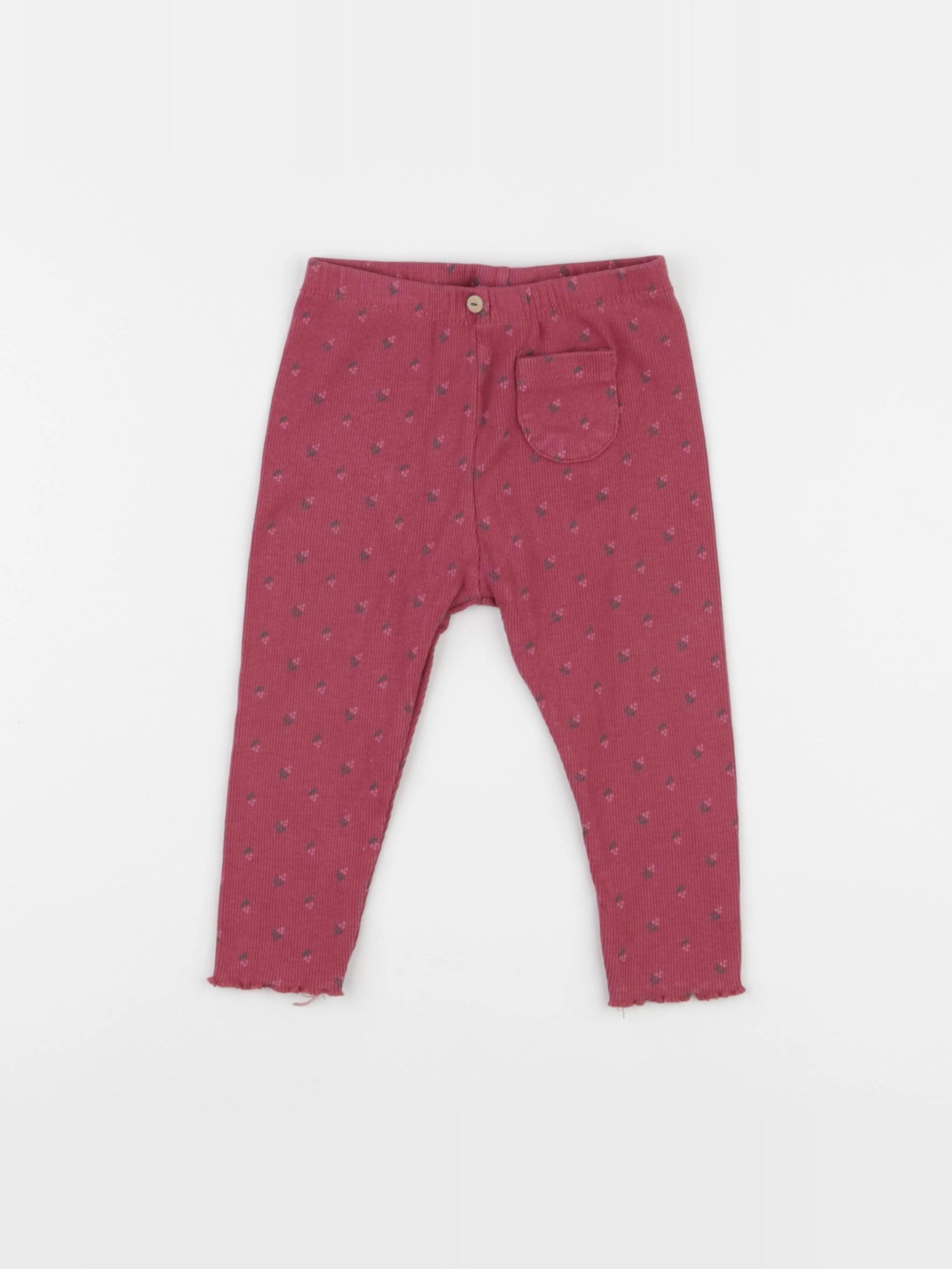 Zara - legging rose - 12/18 mois