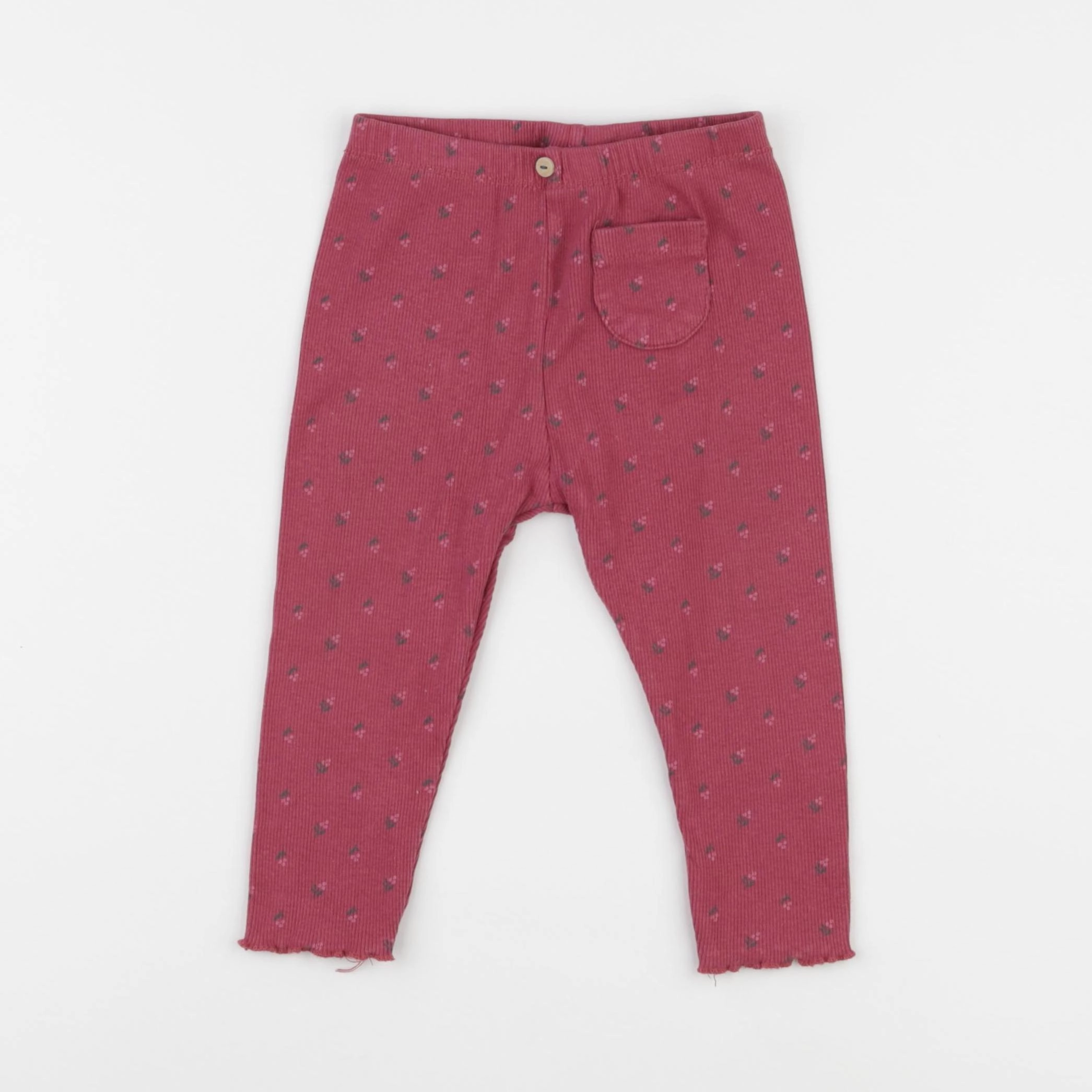Zara - legging rose - 12/18 mois