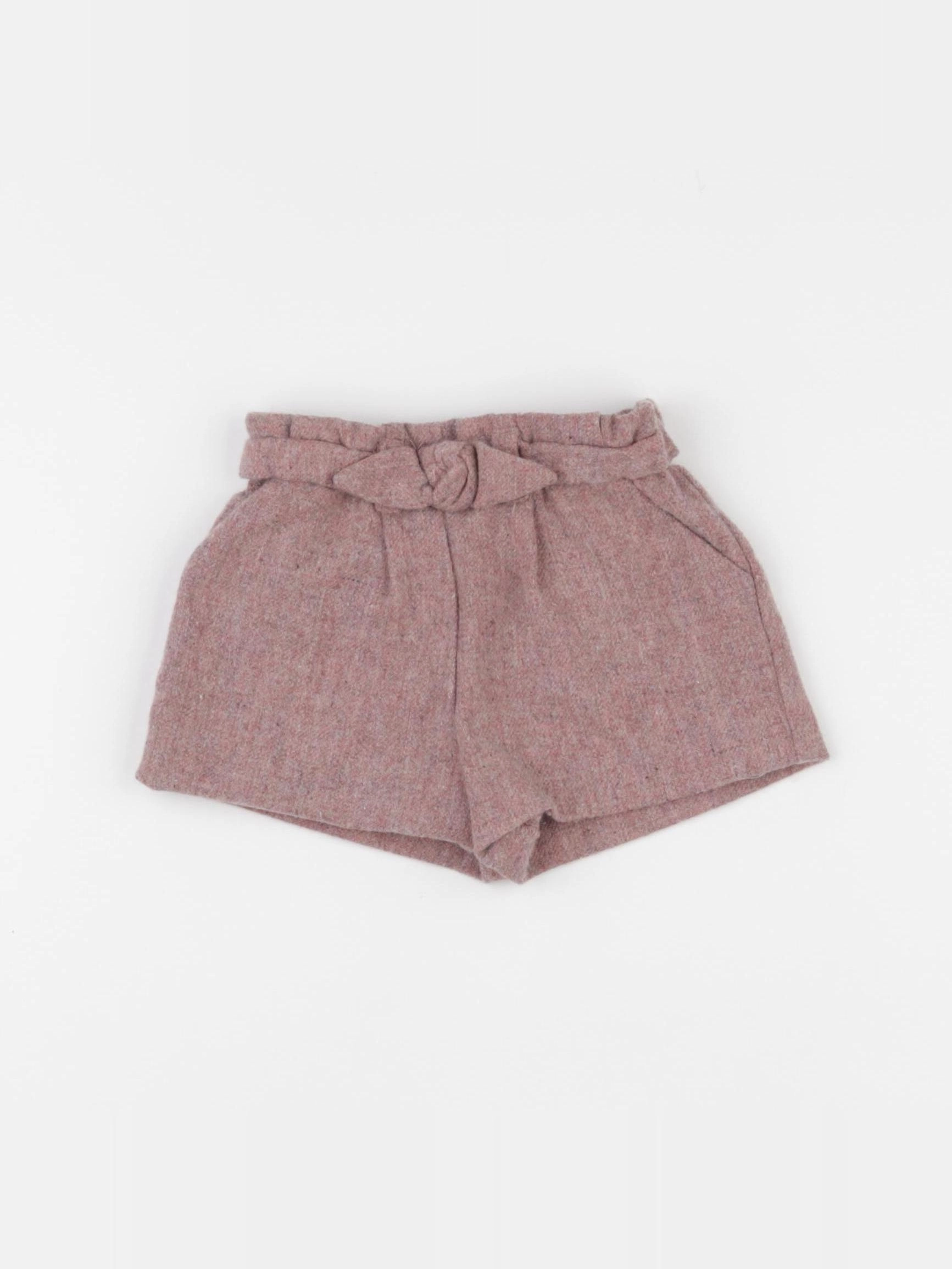 Zara - short rose - 6/9 mois