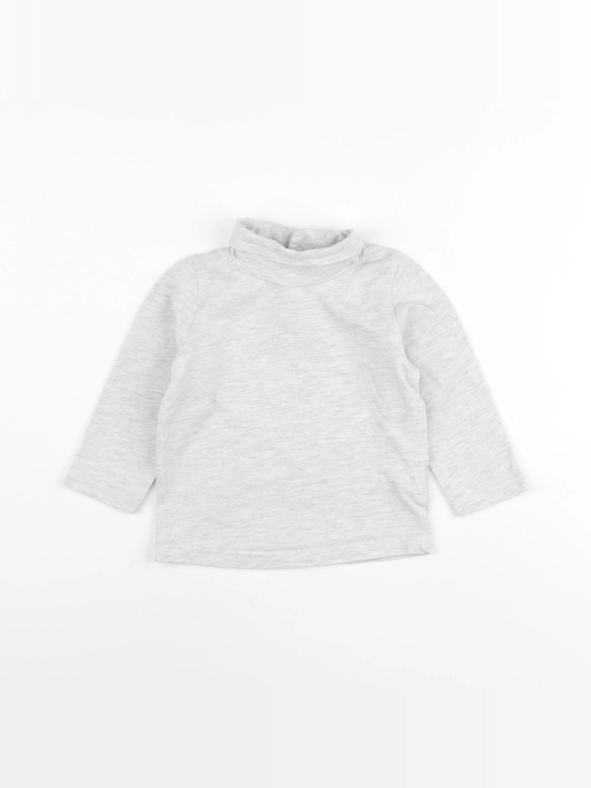Tape à l'oeil - sous-pull gris - 12 mois