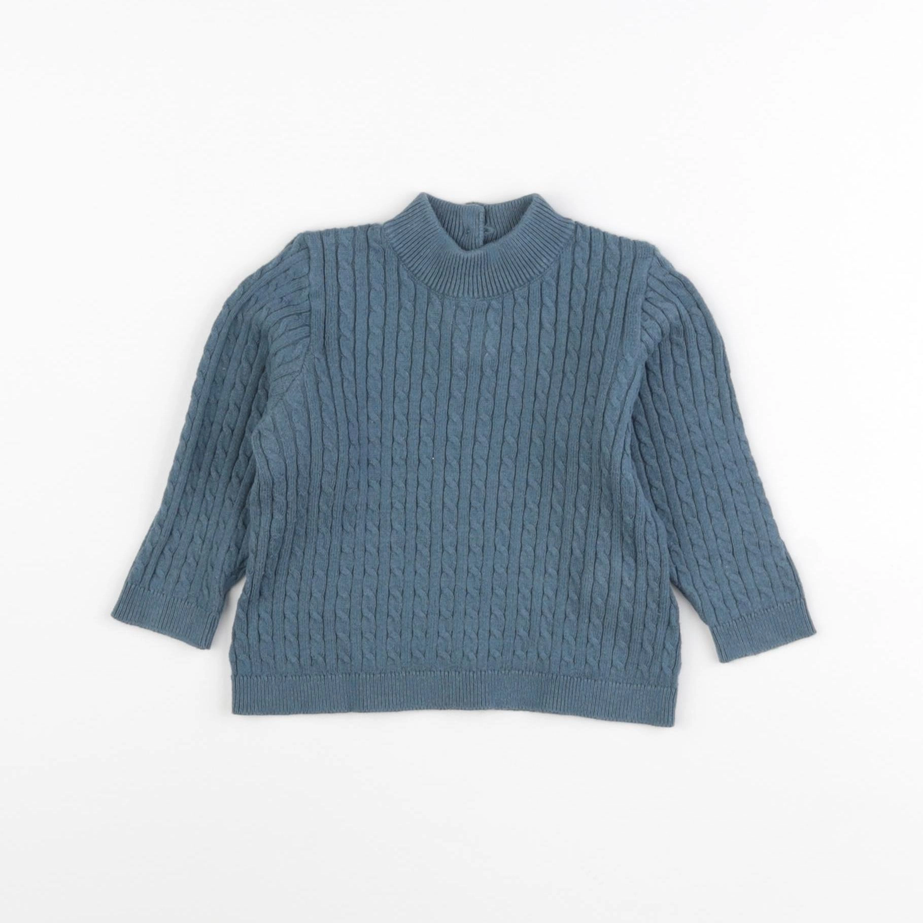 Tape à l'oeil - pull bleu - 6 mois