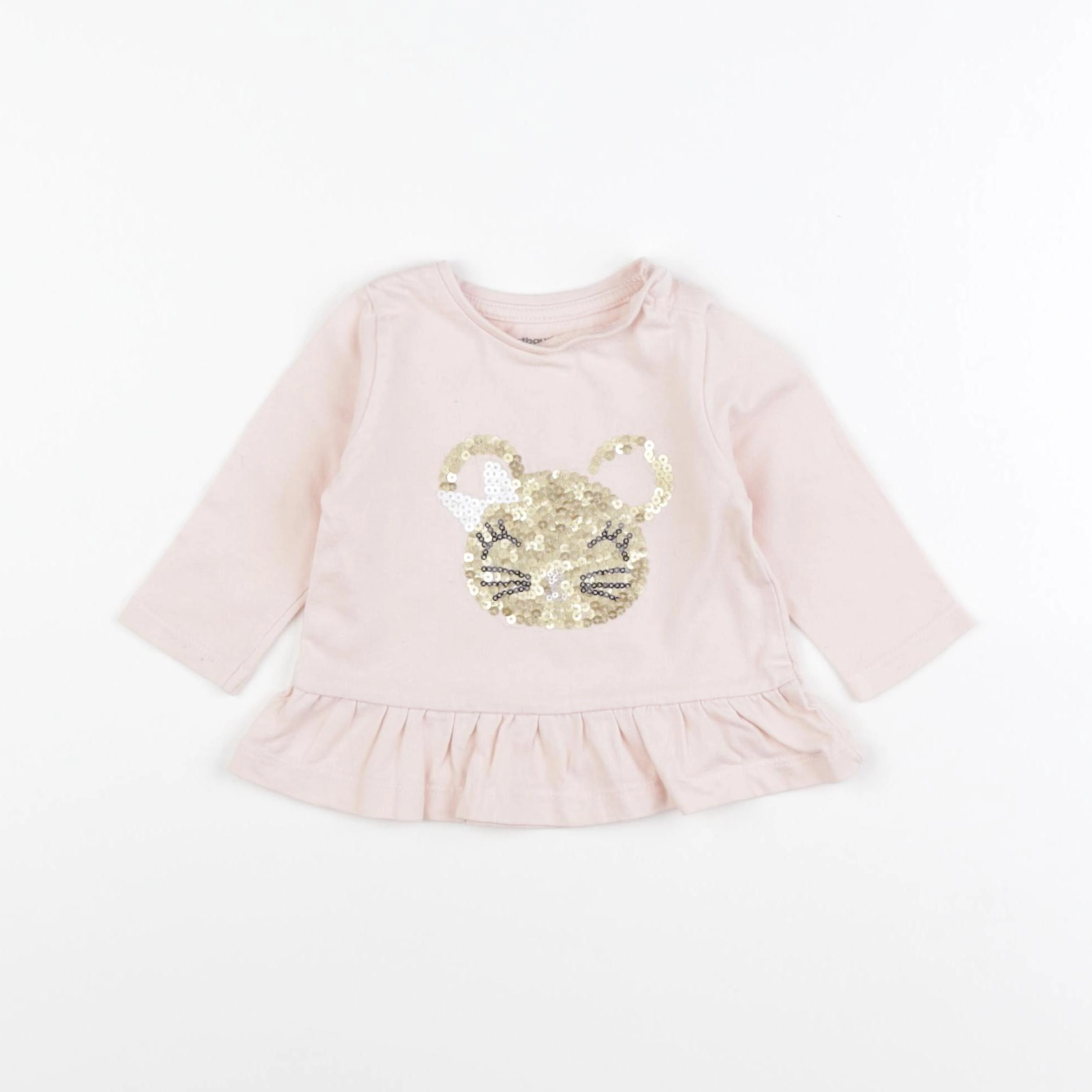 Vertbaudet - tee-shirt rose - 3 mois