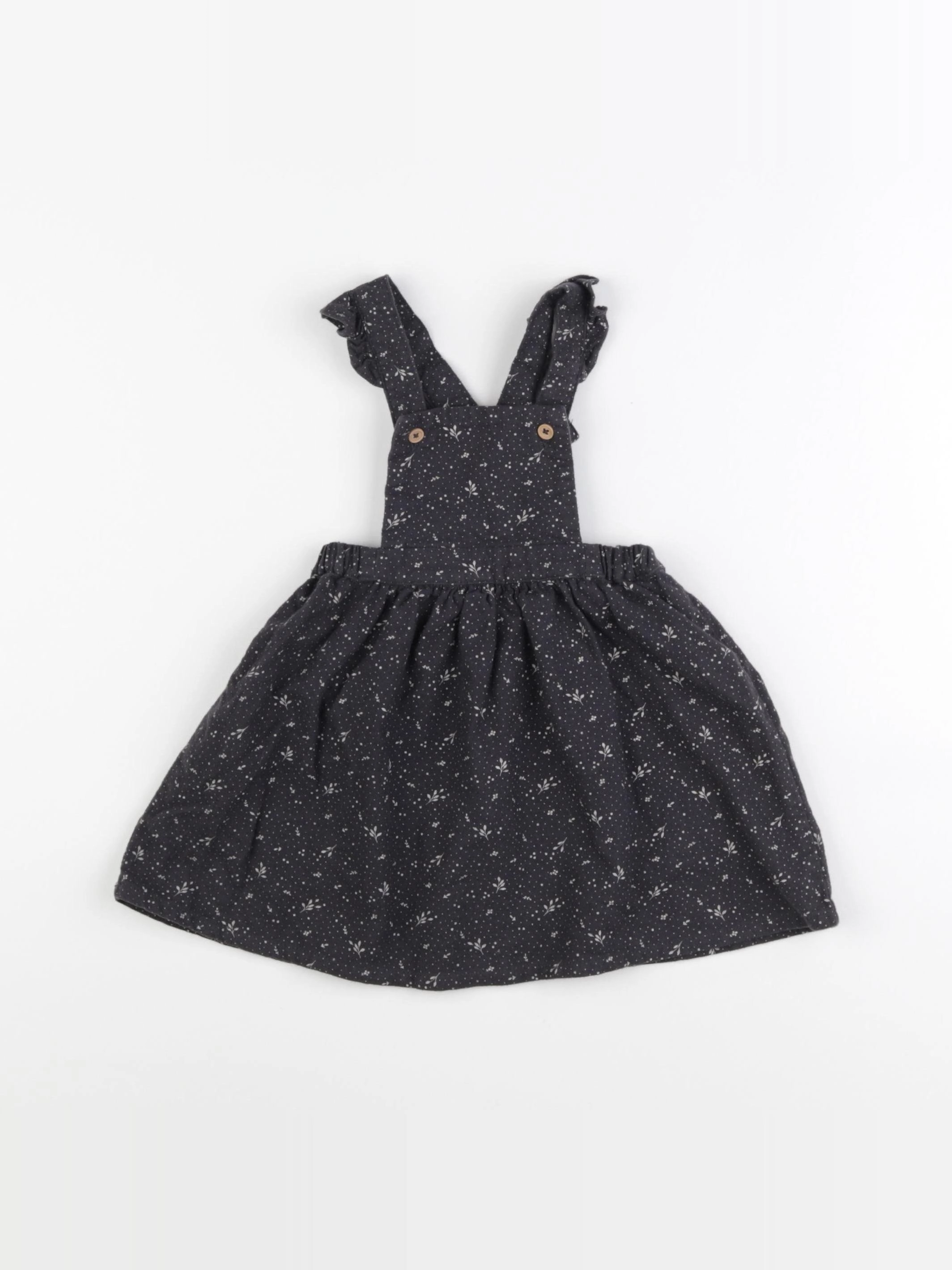 Vertbaudet - robe gris - 12 mois