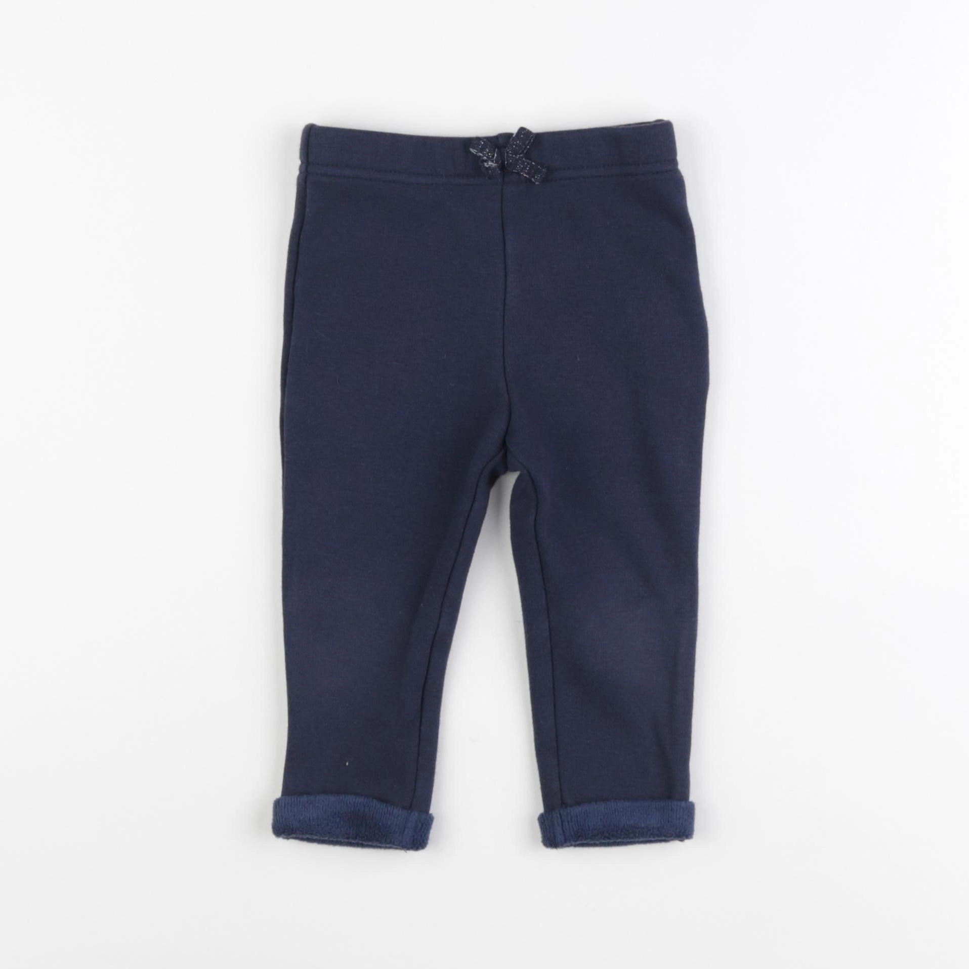 Tape à l'oeil - legging doublé bleu - 18 mois