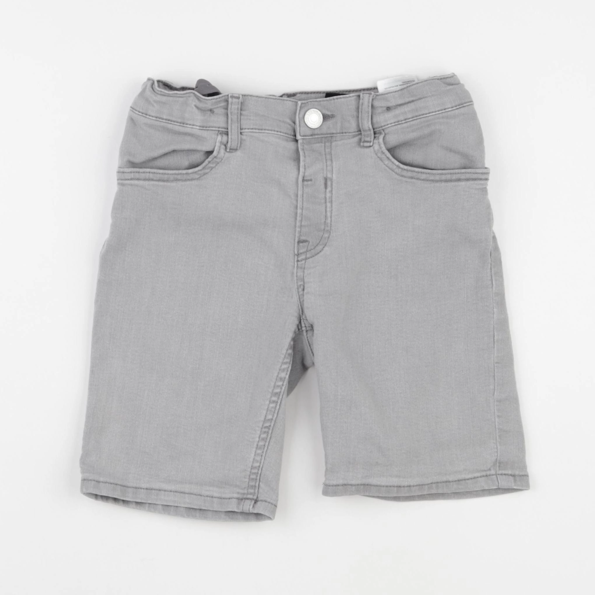 H&M - short gris - 7/8 ans