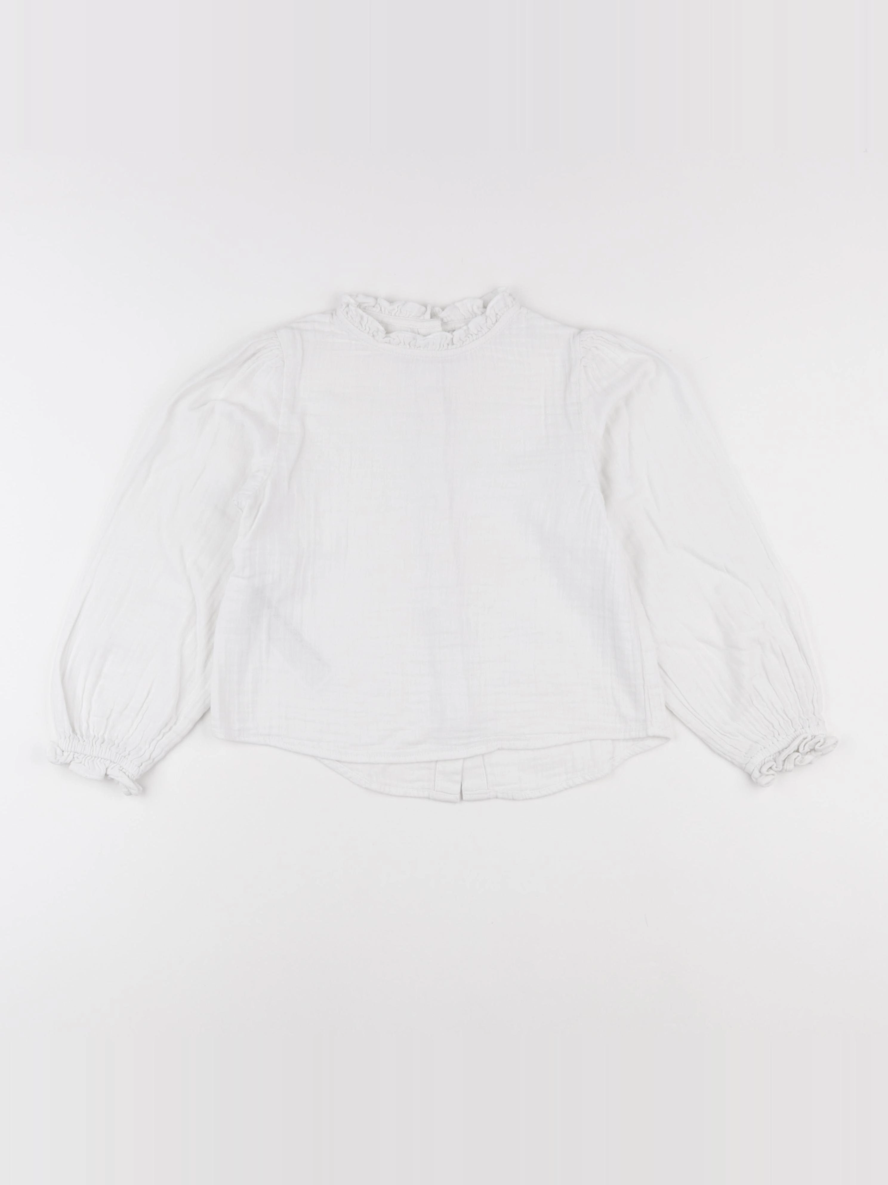 Mango - blouse blanc - 7 ans