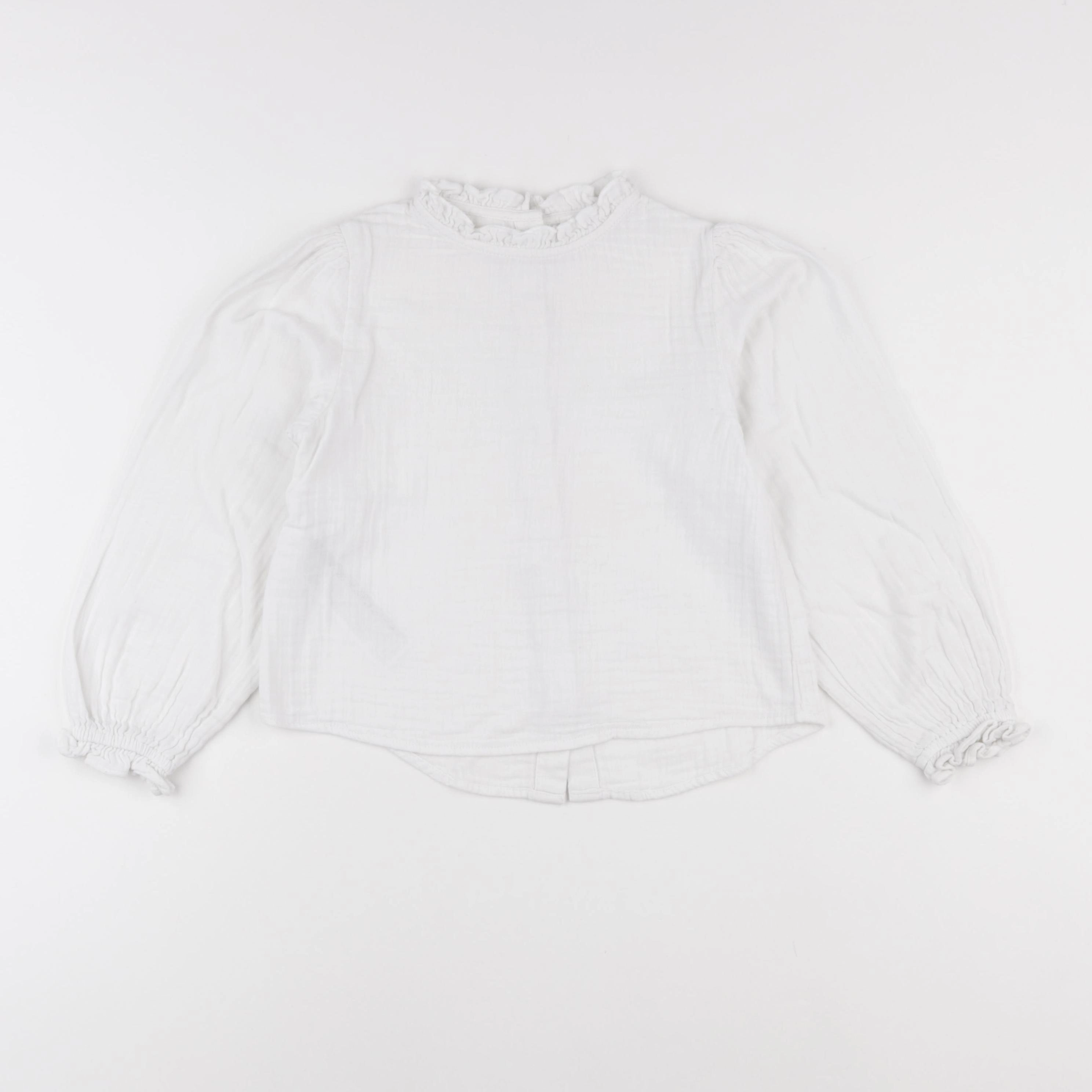 Mango - blouse blanc - 7 ans