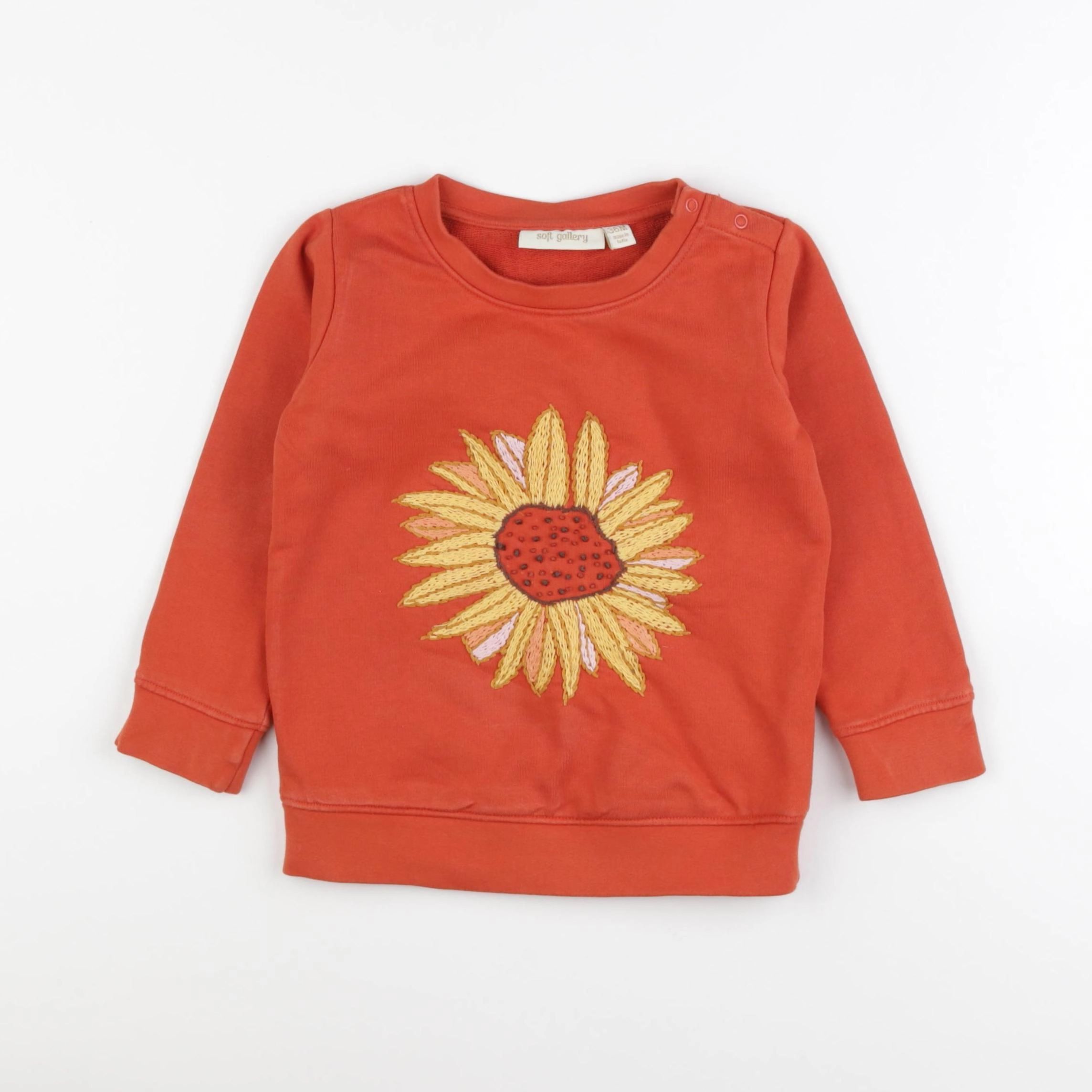 Soft Gallery - sweat orange - 36 mois