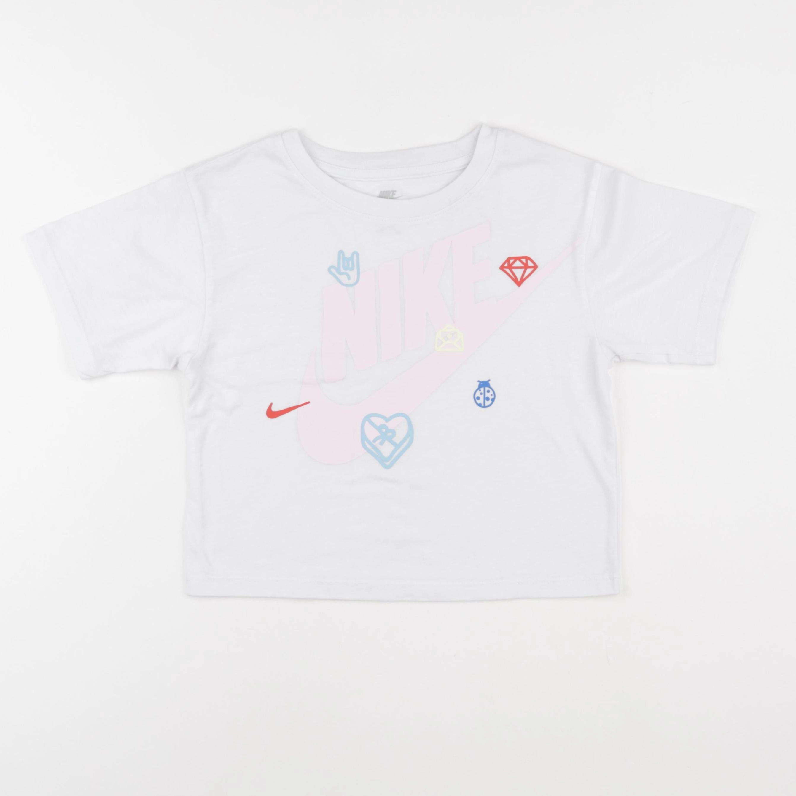 Nike - tee-shirt blanc - 6/7 ans