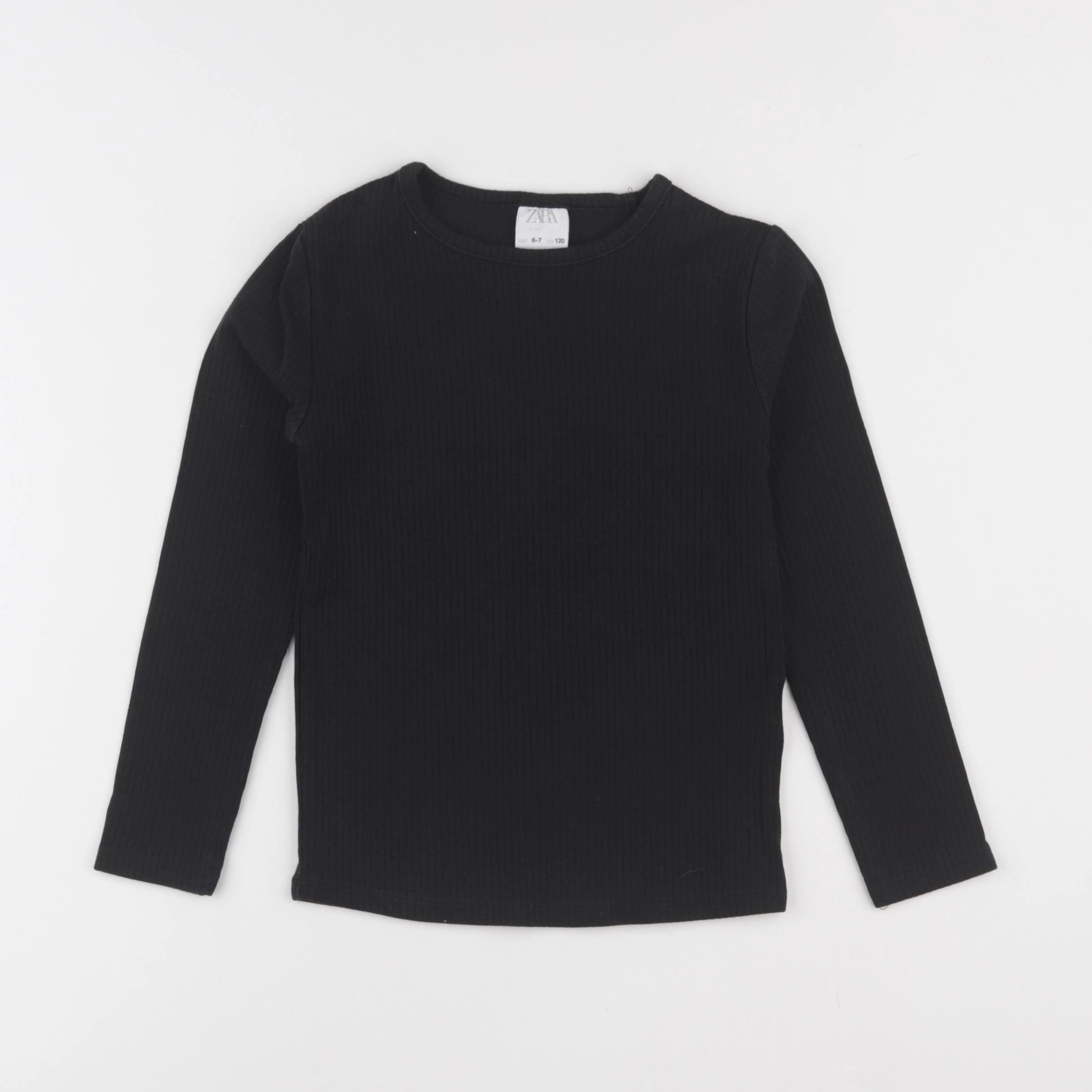 Zara - tee-shirt noir - 6/7 ans