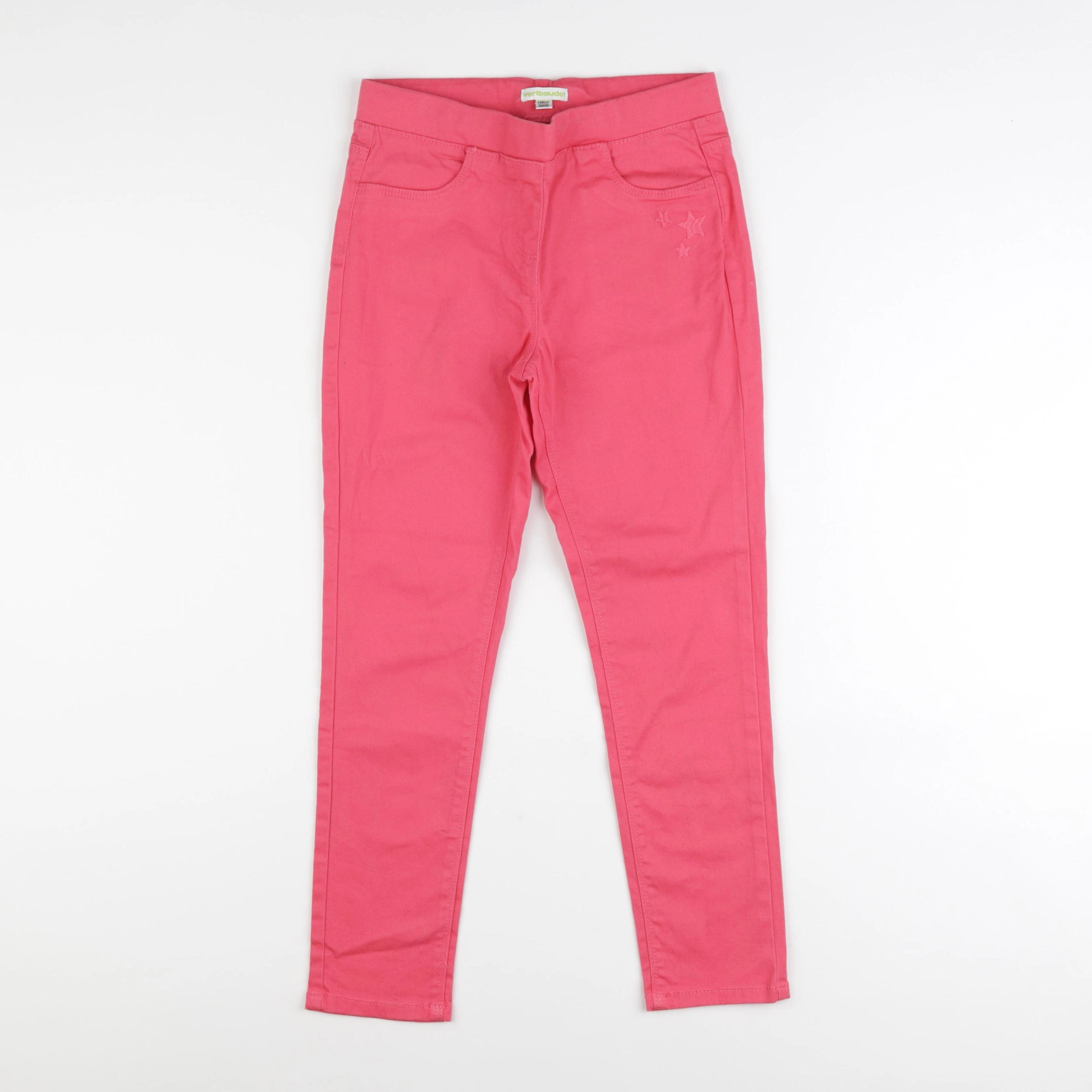 Vertbaudet - jegging rose - 10 ans