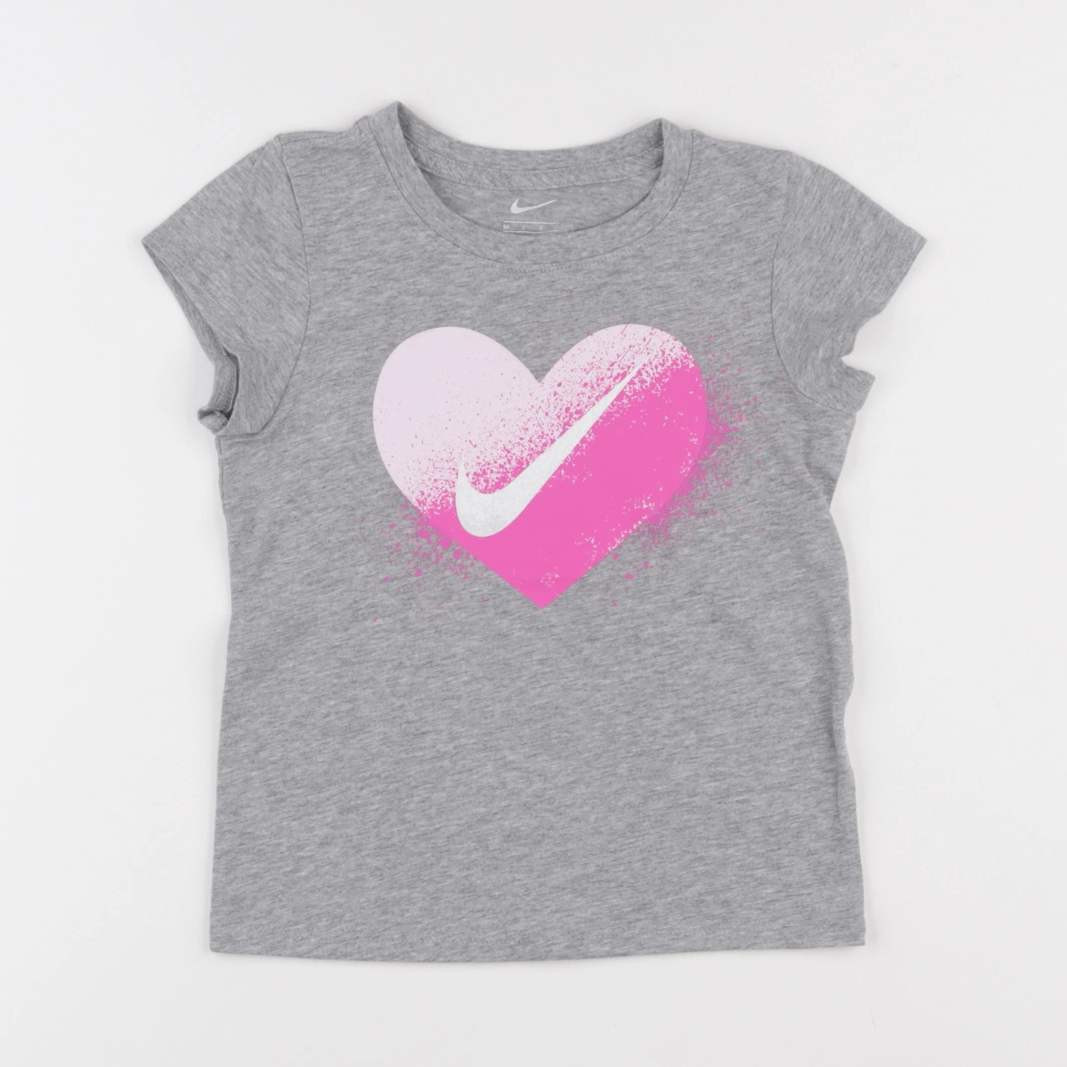 Nike - tee-shirt gris - 6/7 ans