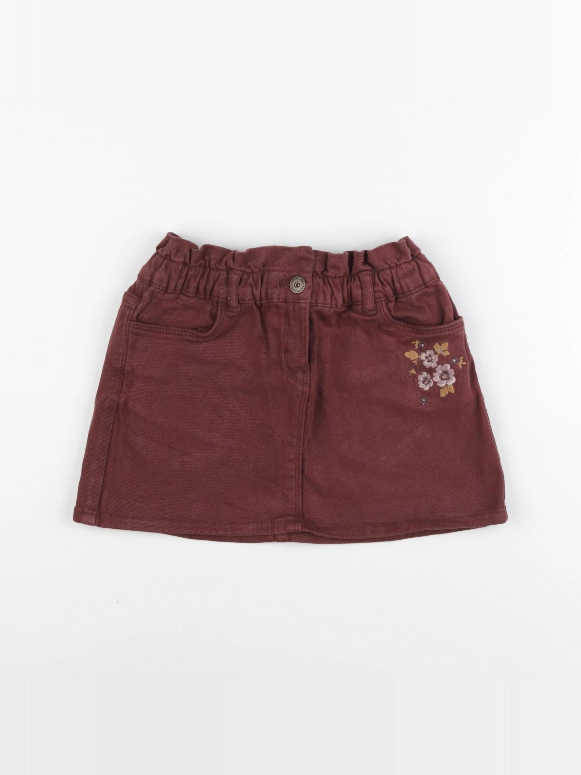 Vertbaudet - jupe marron - 8 ans