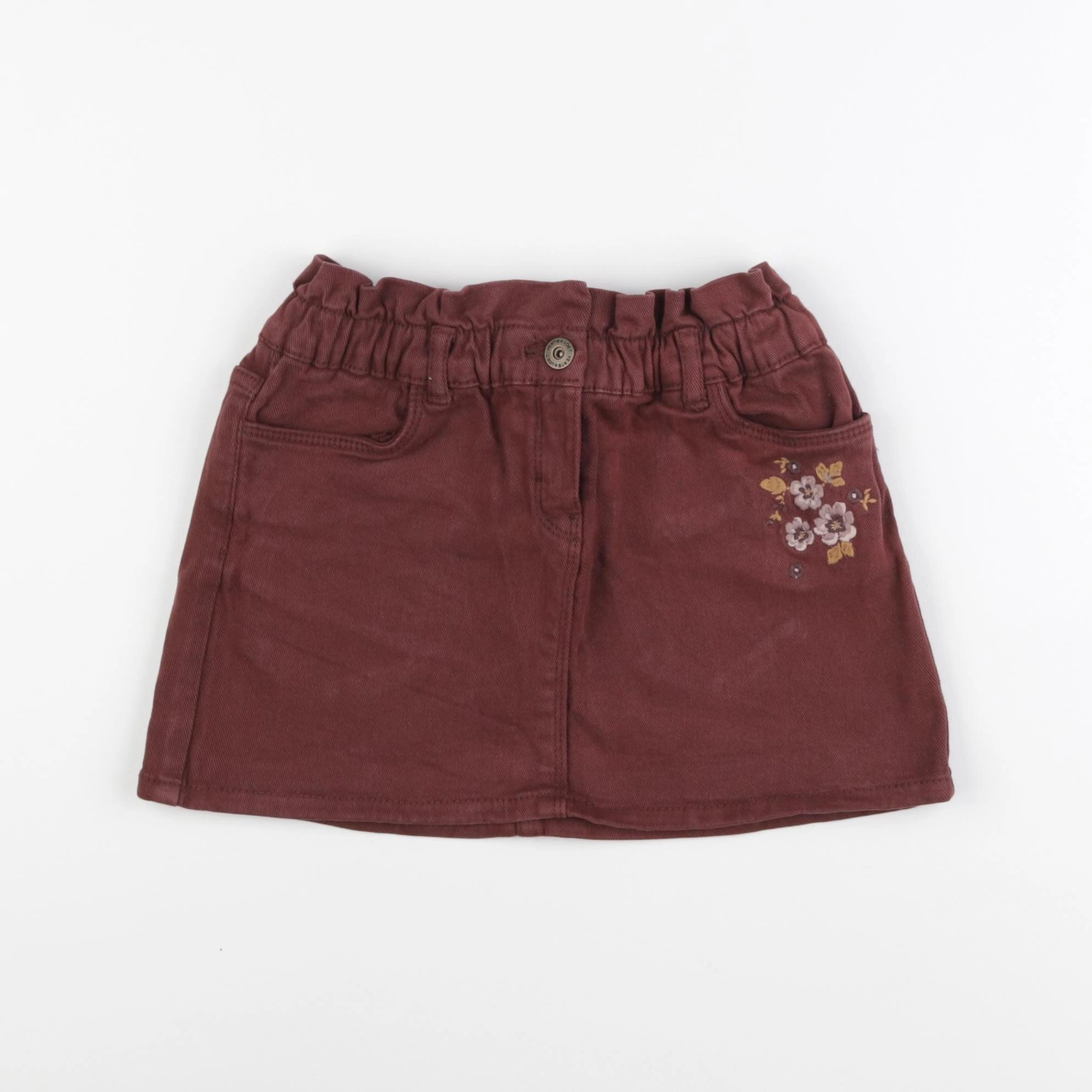 Vertbaudet - jupe marron - 8 ans