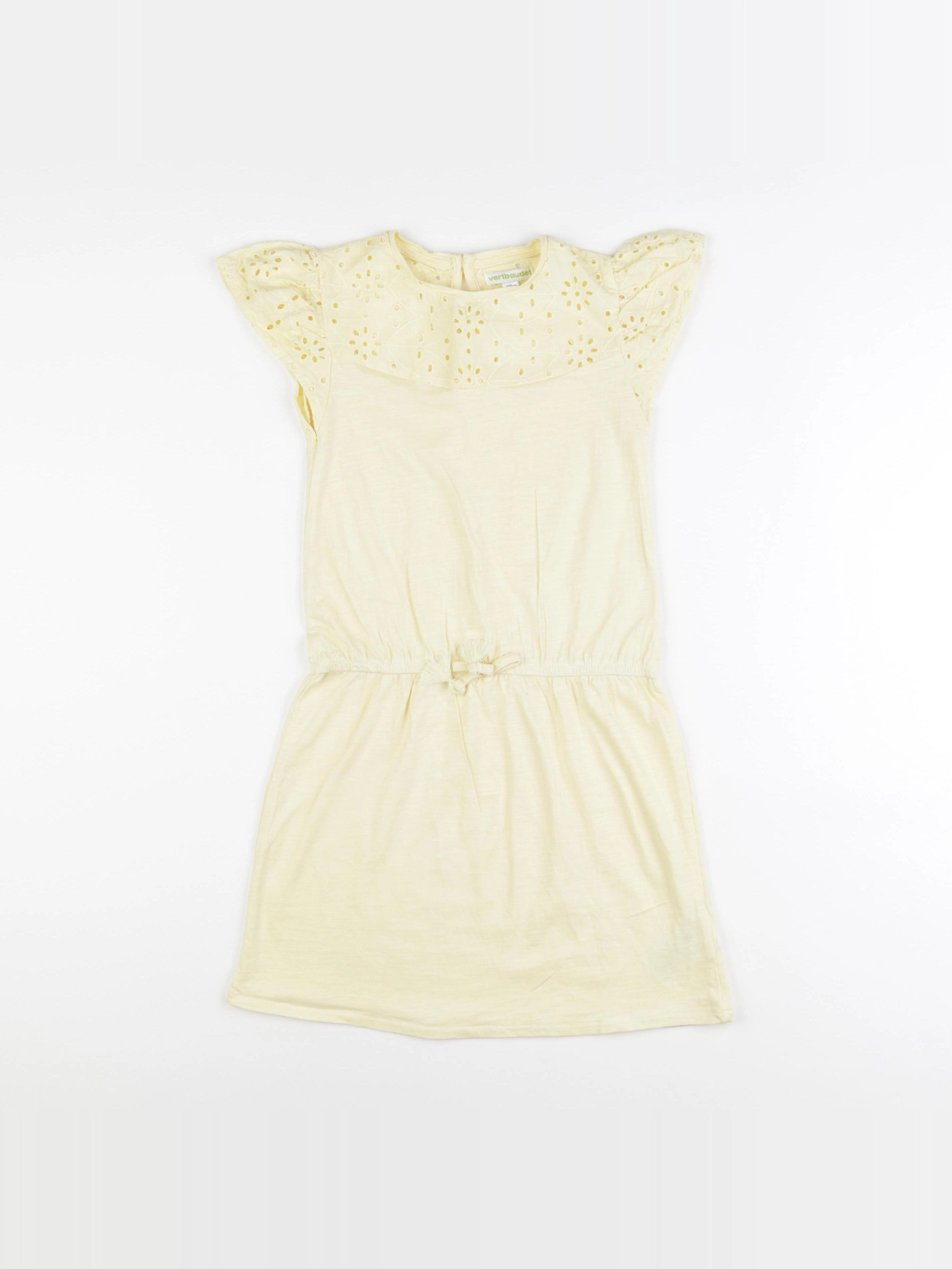Vertbaudet - robe jaune - 8 ans