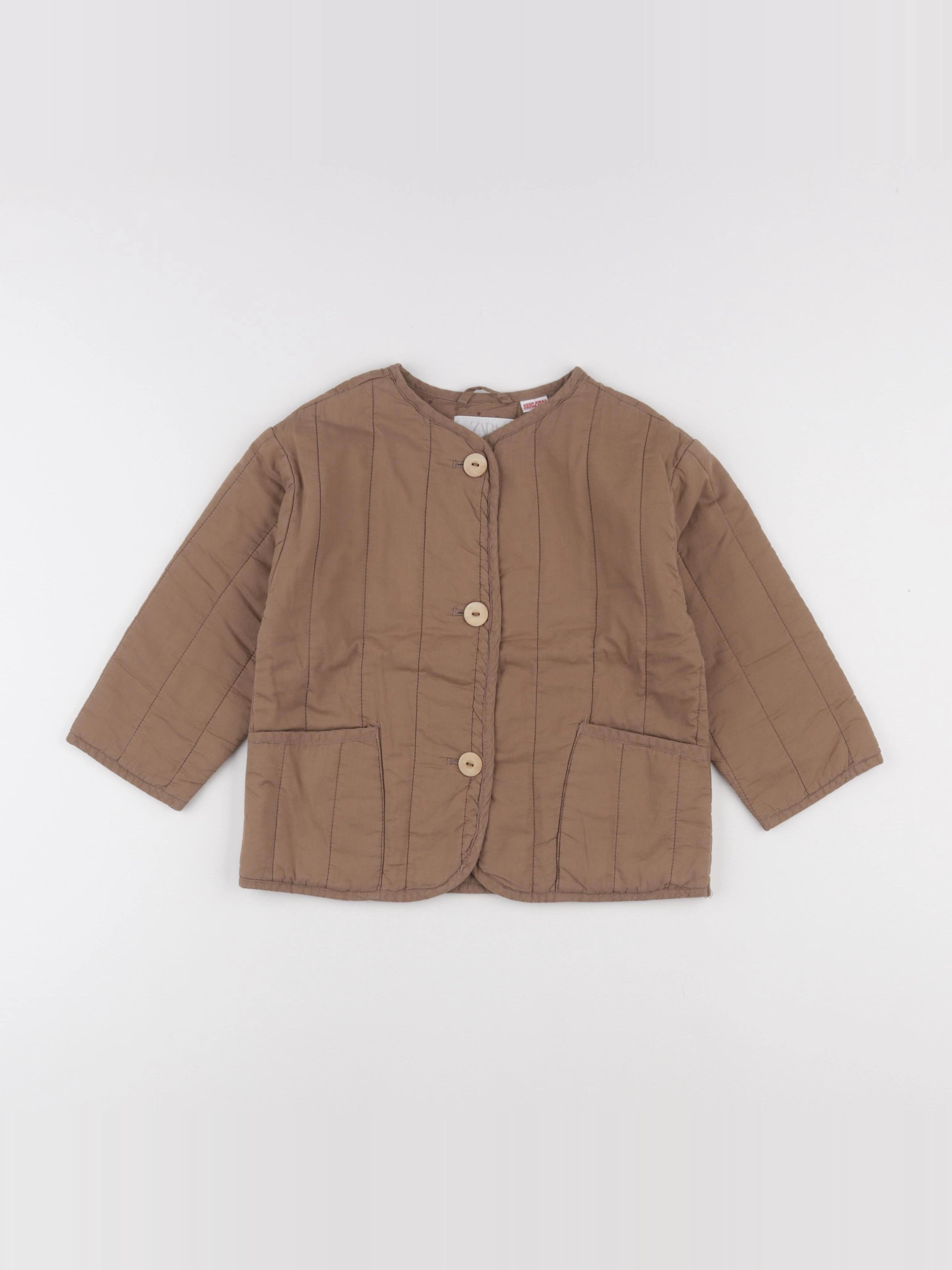 Zara - veste marron - 3/4 ans