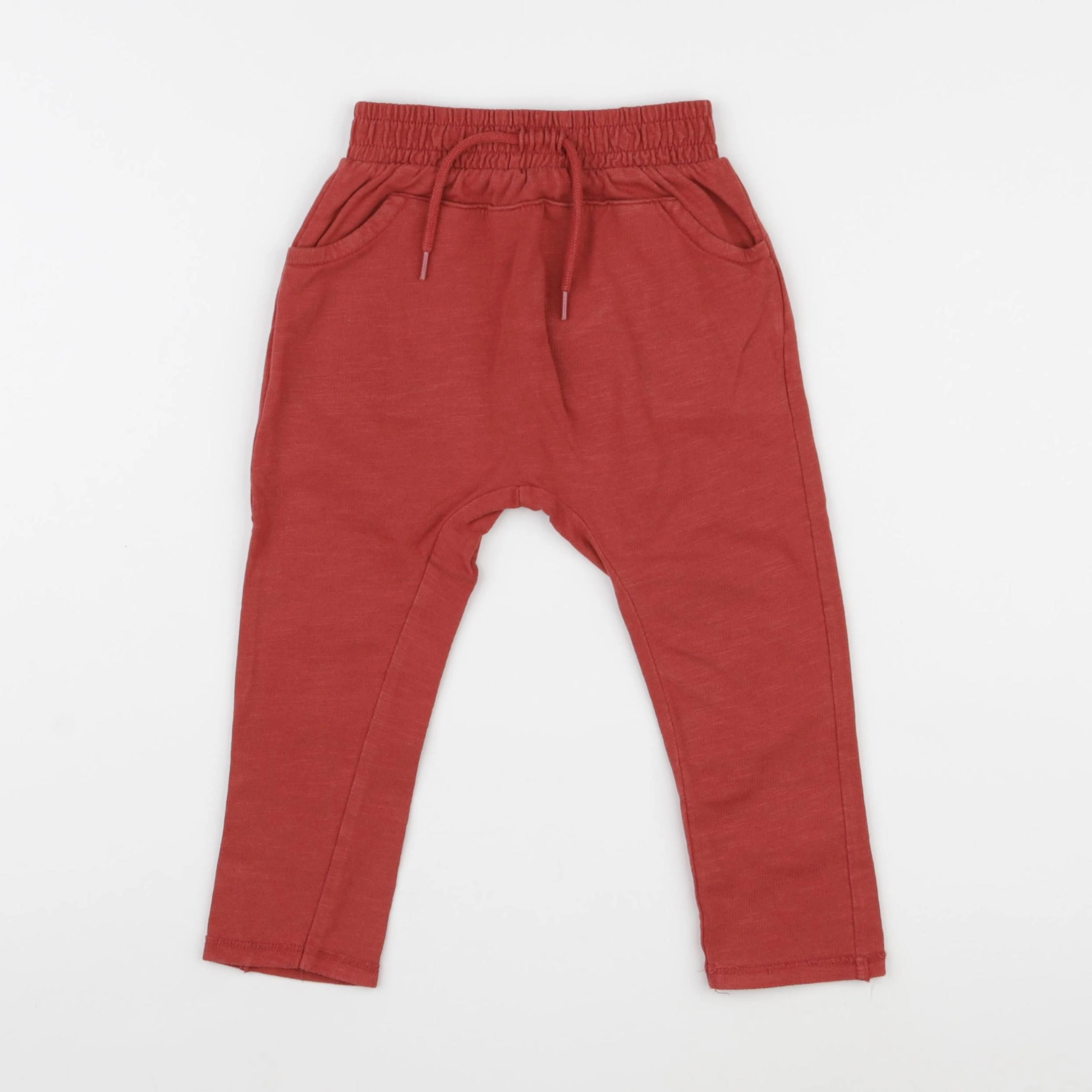 Vertbaudet - pantalon rouge - 24 mois