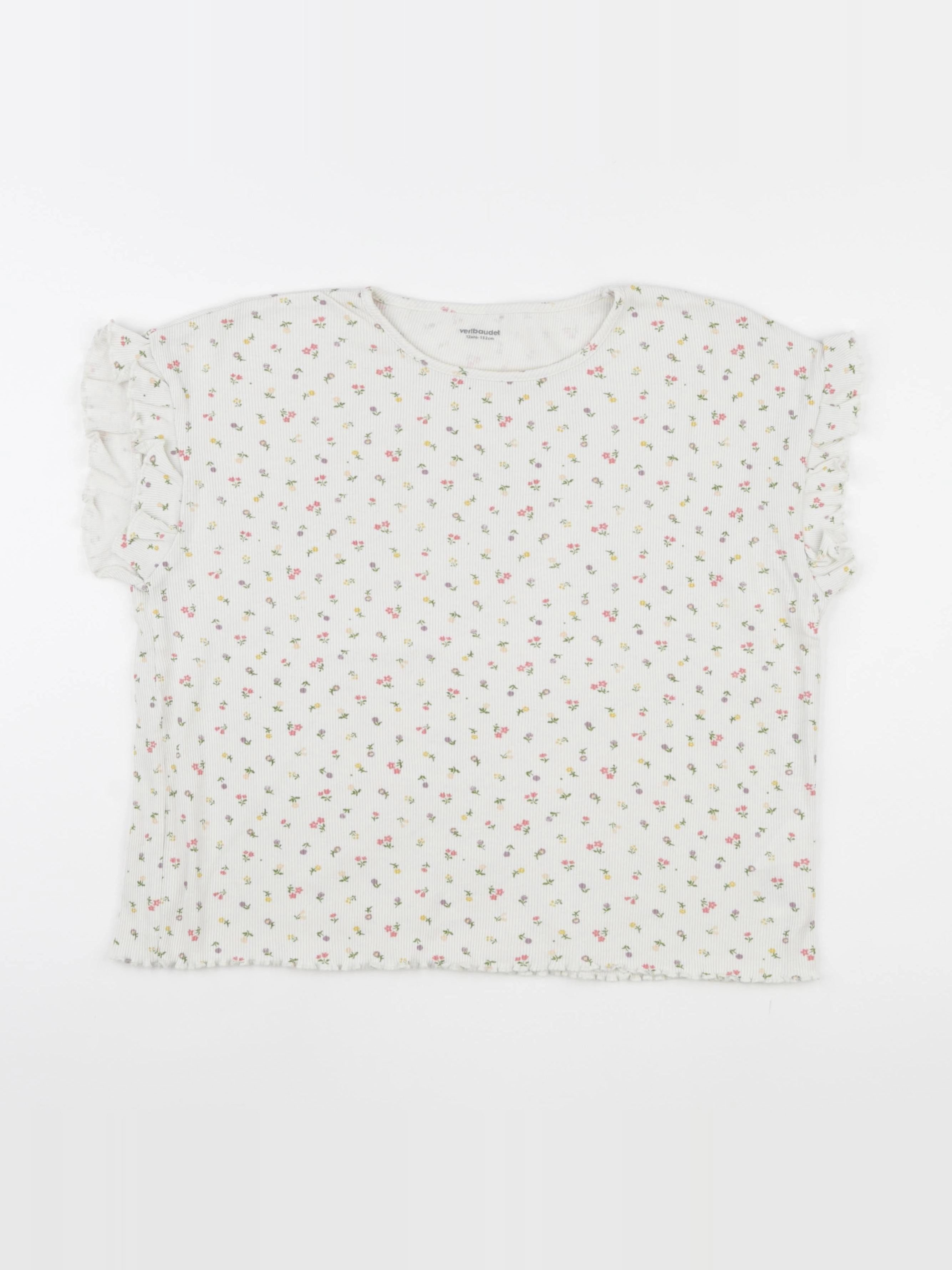 Vertbaudet - tee-shirt blanc - 12 ans