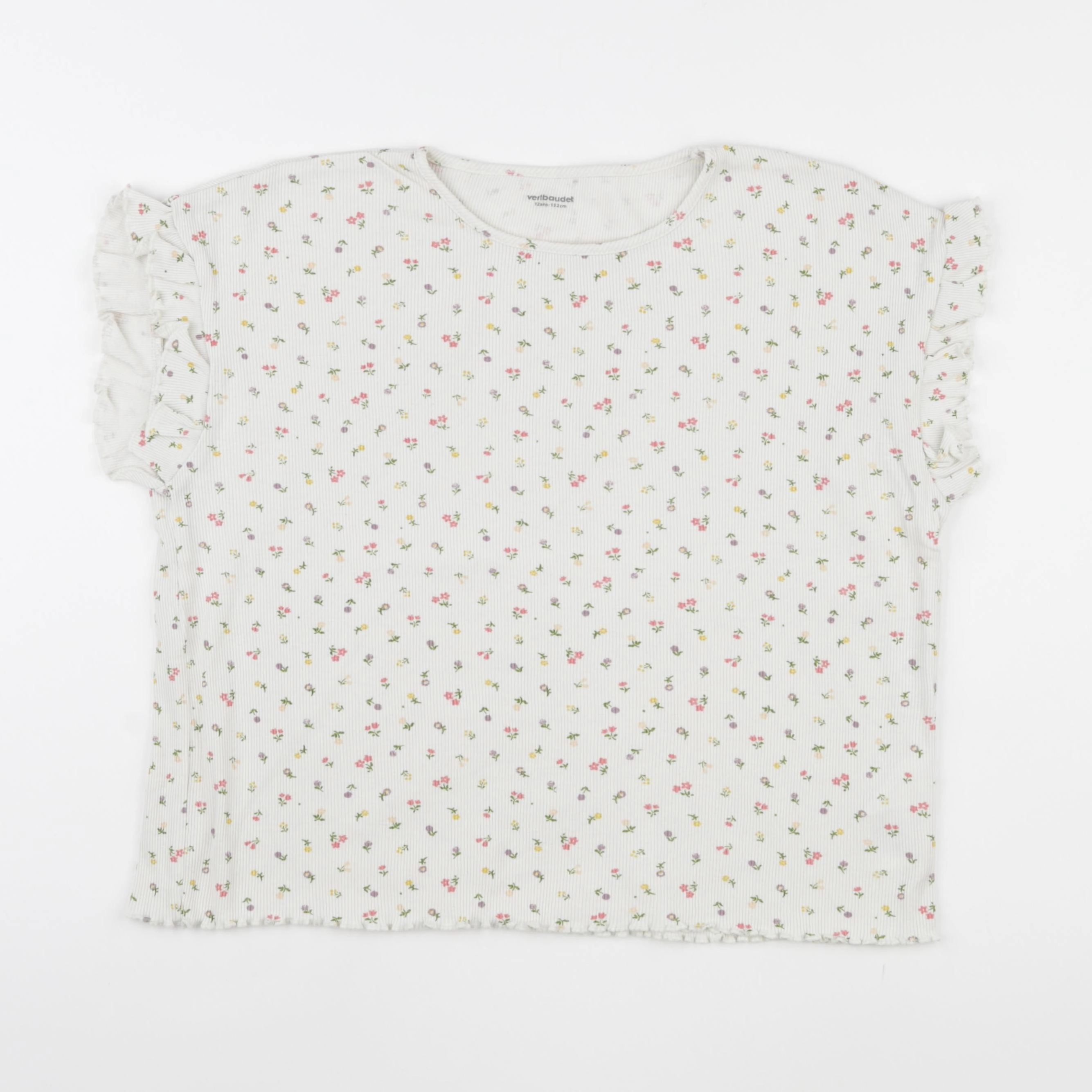 Vertbaudet - tee-shirt blanc - 12 ans