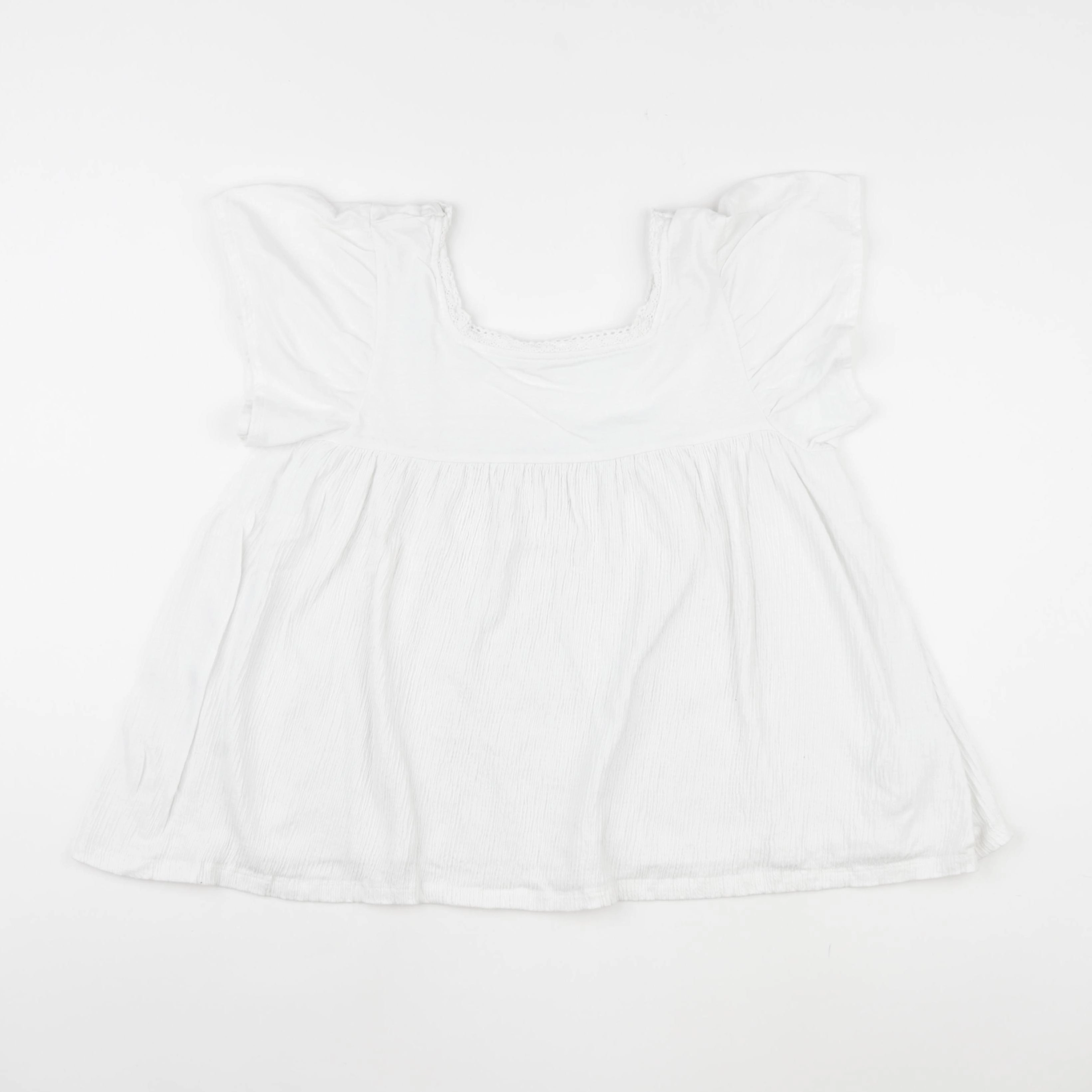 Vertbaudet - tee-shirt blanc - 12 ans