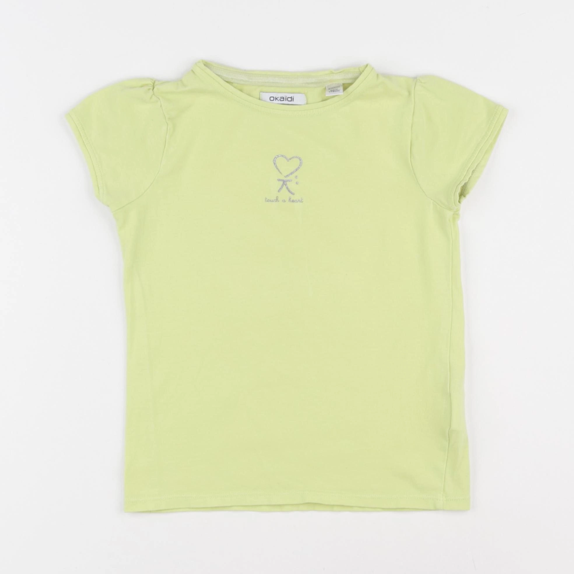 Okaidi - tee-shirt jaune - 6 ans