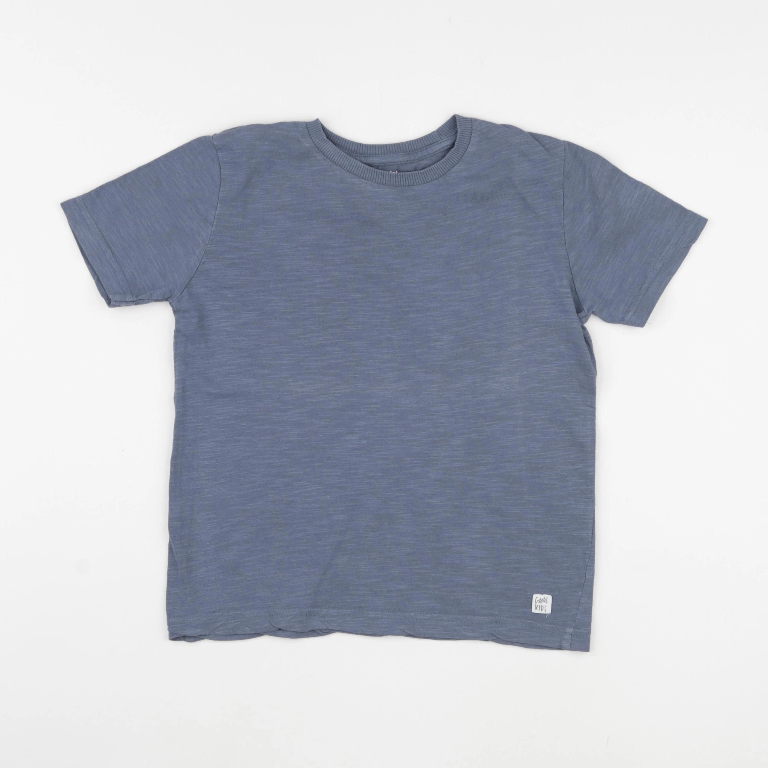 Vertbaudet - tee-shirt bleu - 8 ans