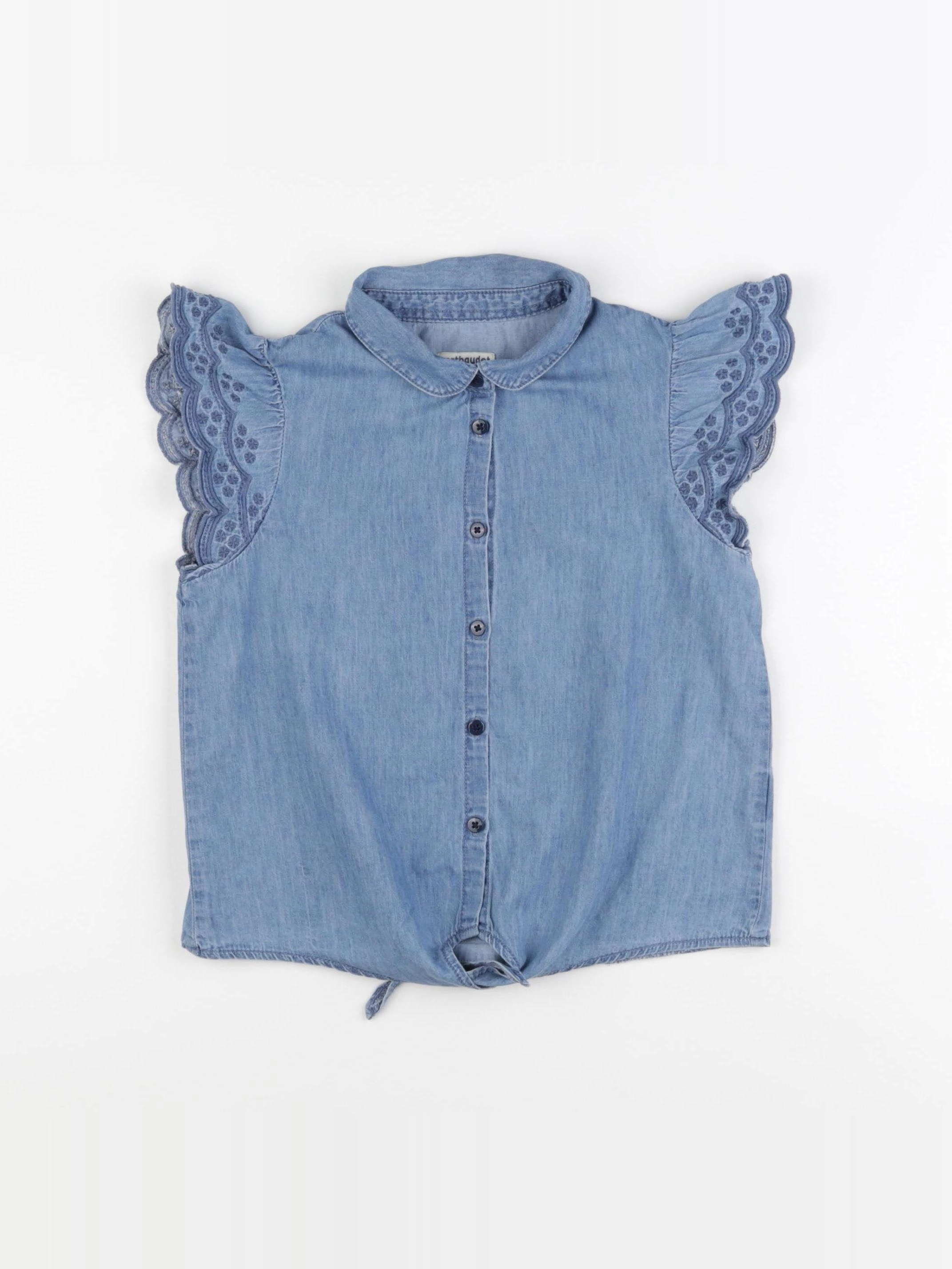 Vertbaudet - blouse bleu - 8 ans
