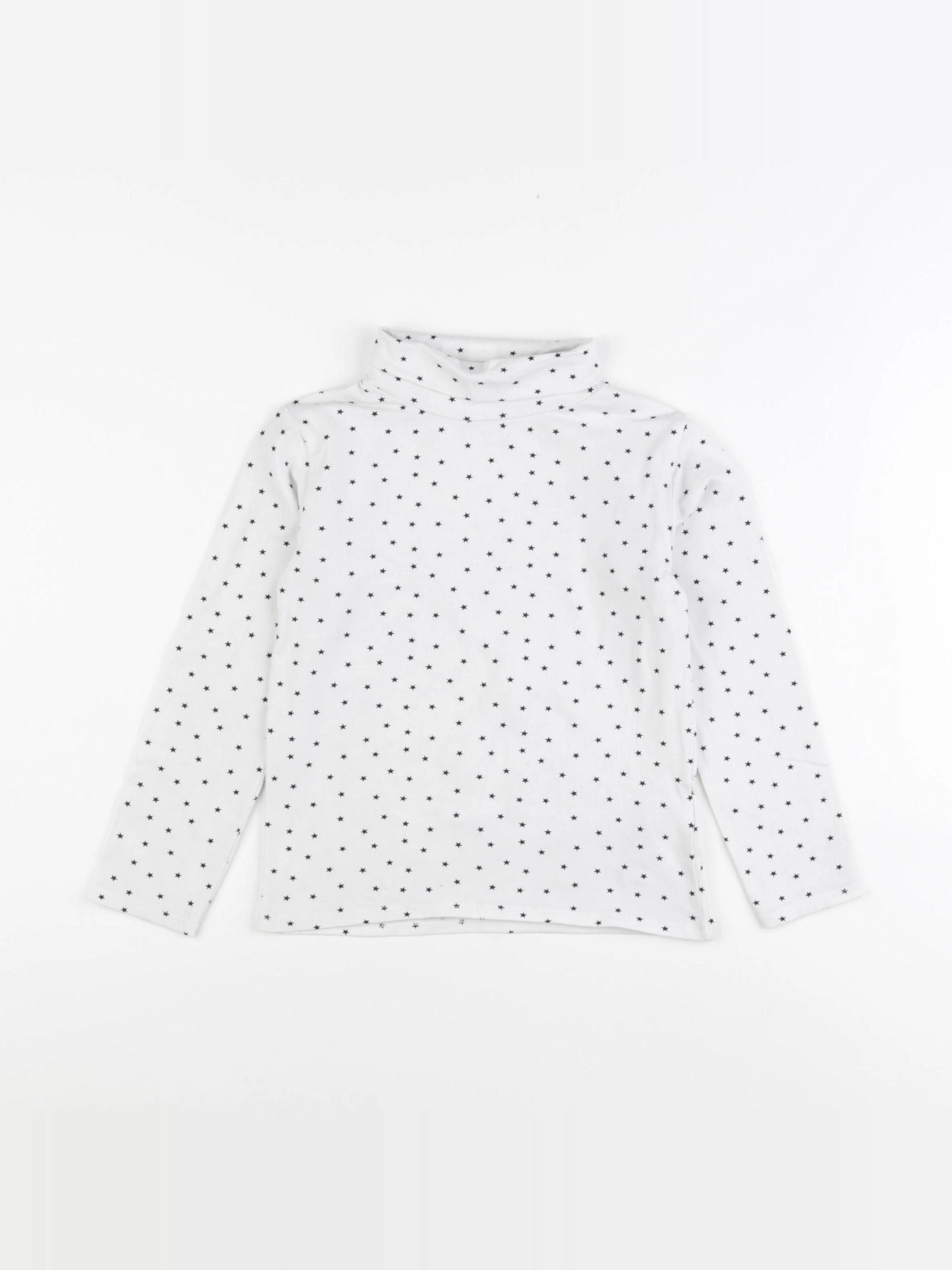 Vertbaudet - sous-pull blanc - 5 ans