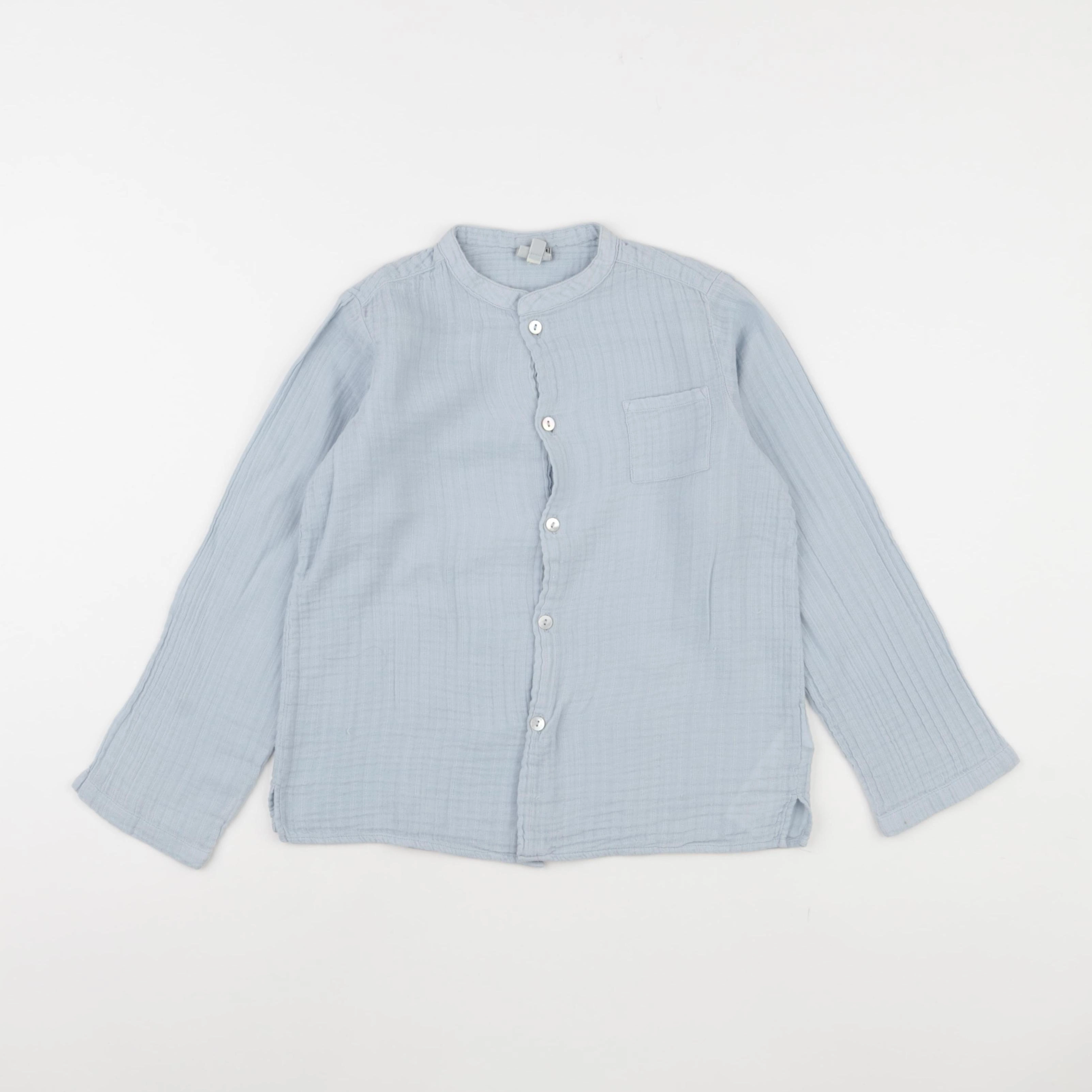 Bonton - chemise bleu - 8 ans