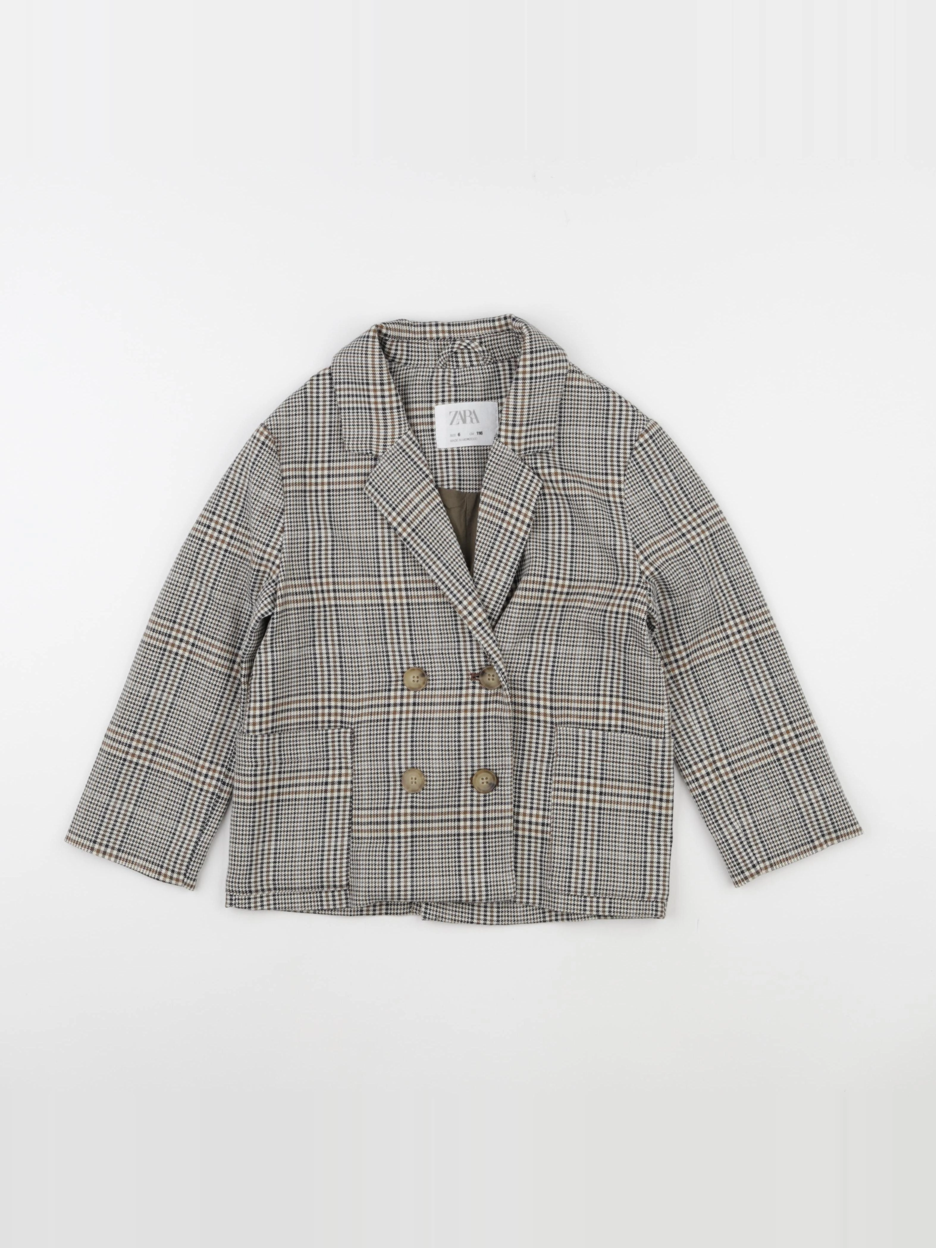 Zara - veste marron - 6 ans