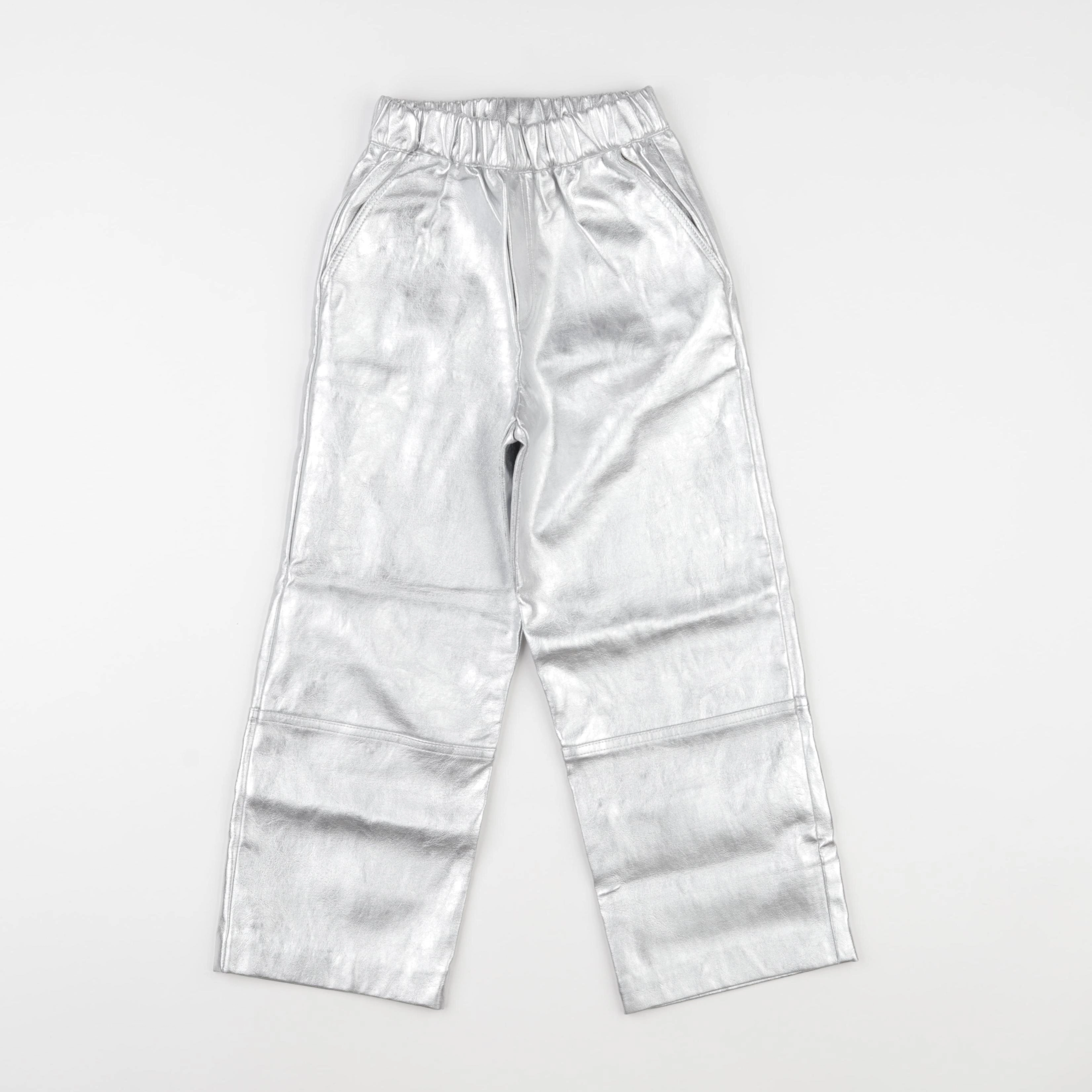 Zara - pantalon gris, argent - 7 ans