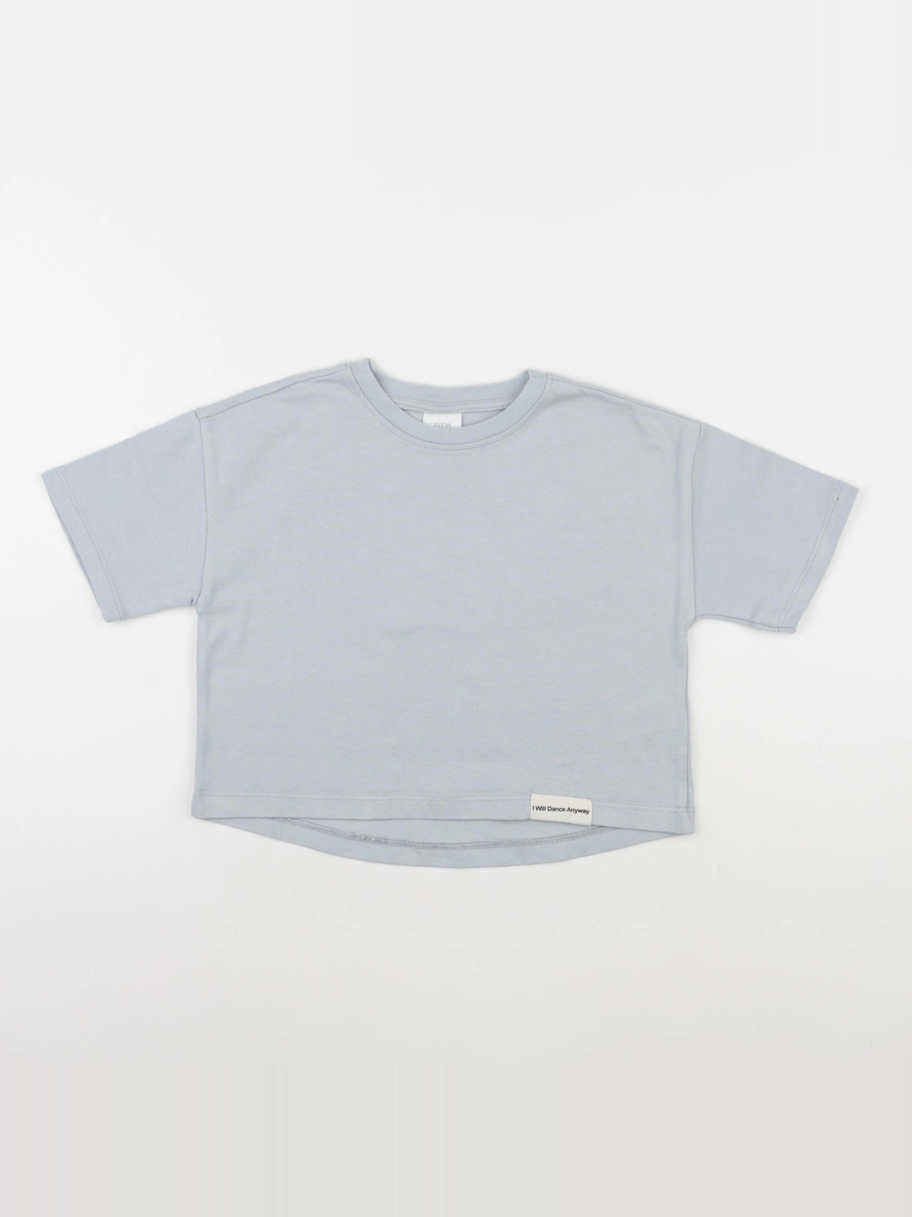 Zara - tee-shirt bleu - 6/7 ans