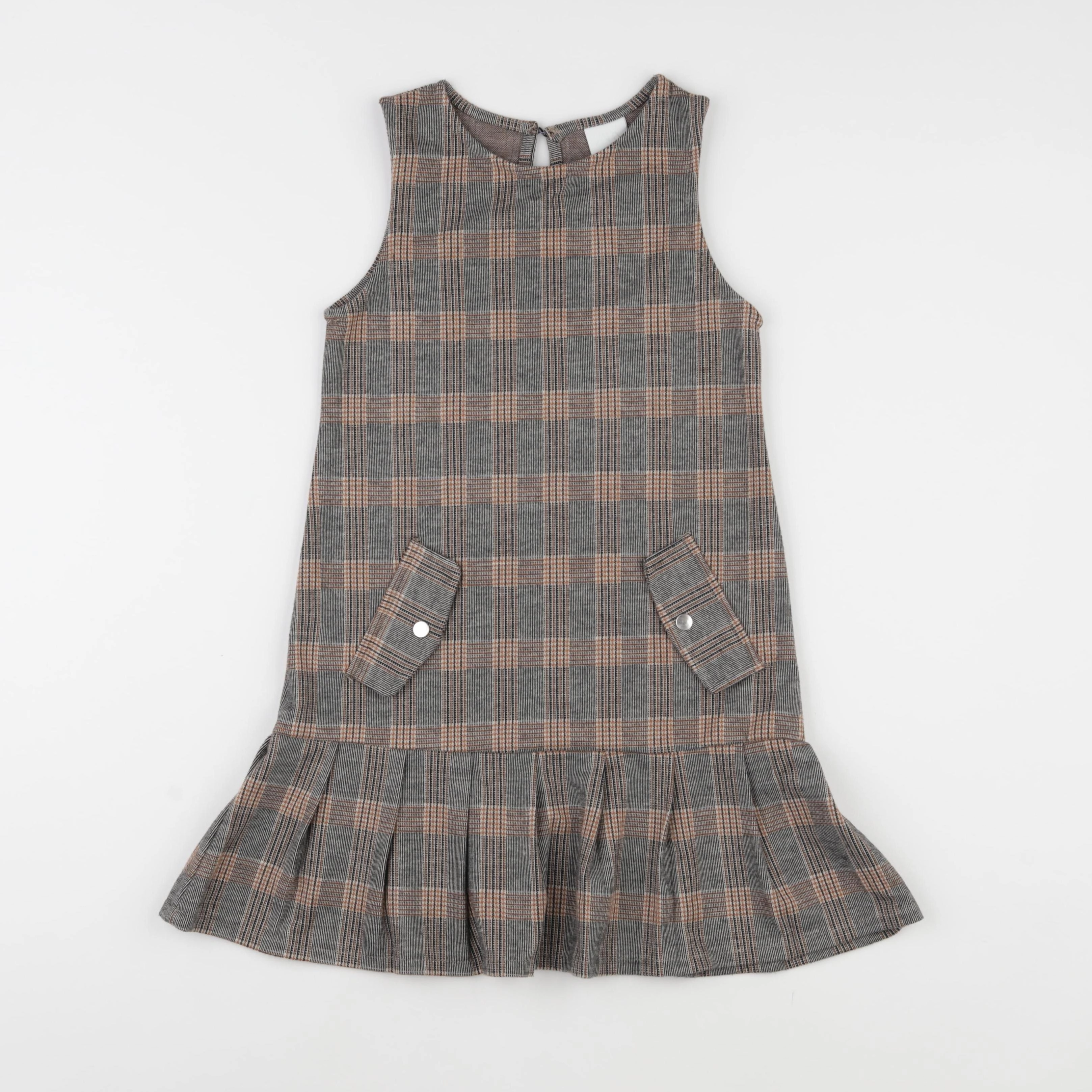 Zara - robe marron - 8/9 ans