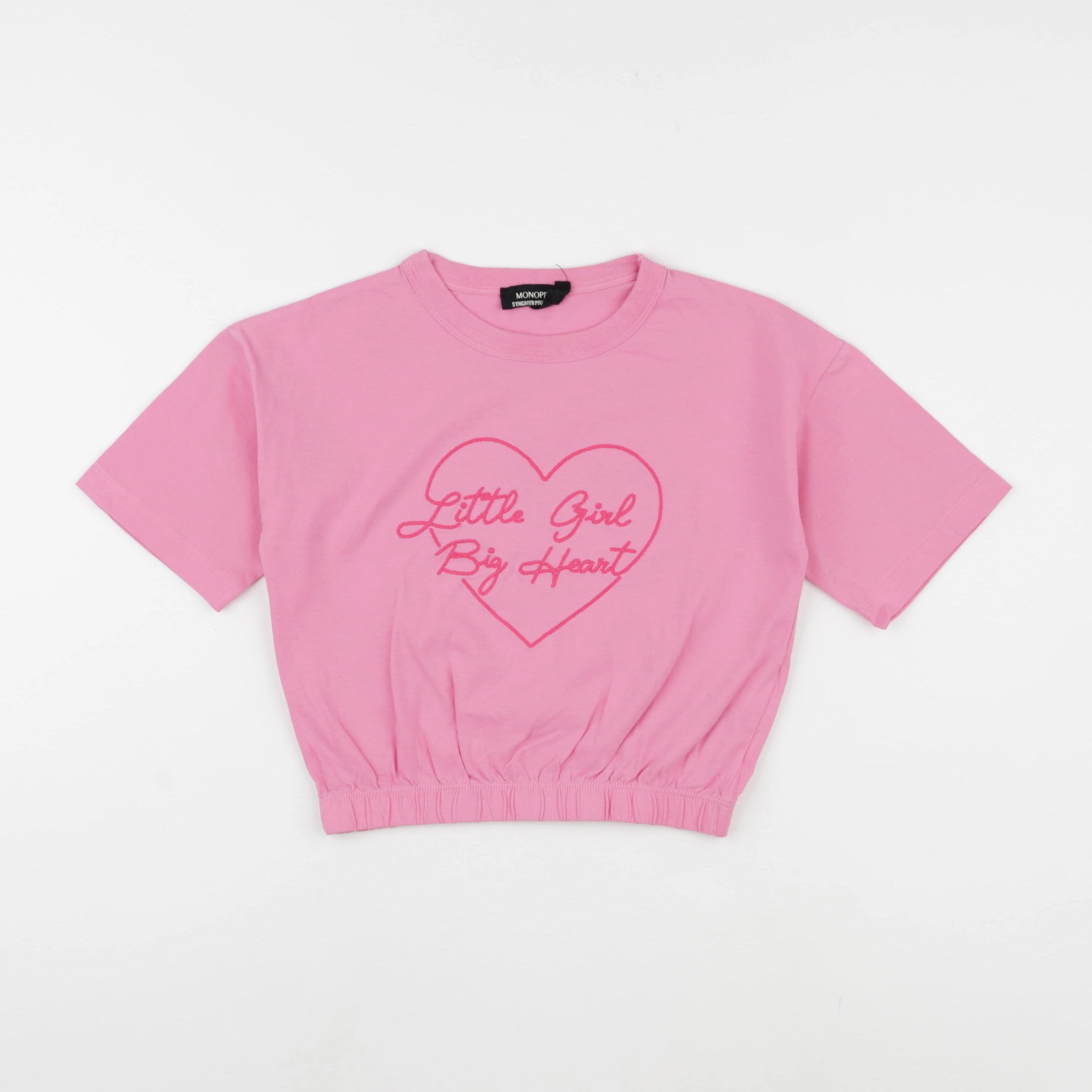 Monoprix - tee-shirt rose - 8 ans