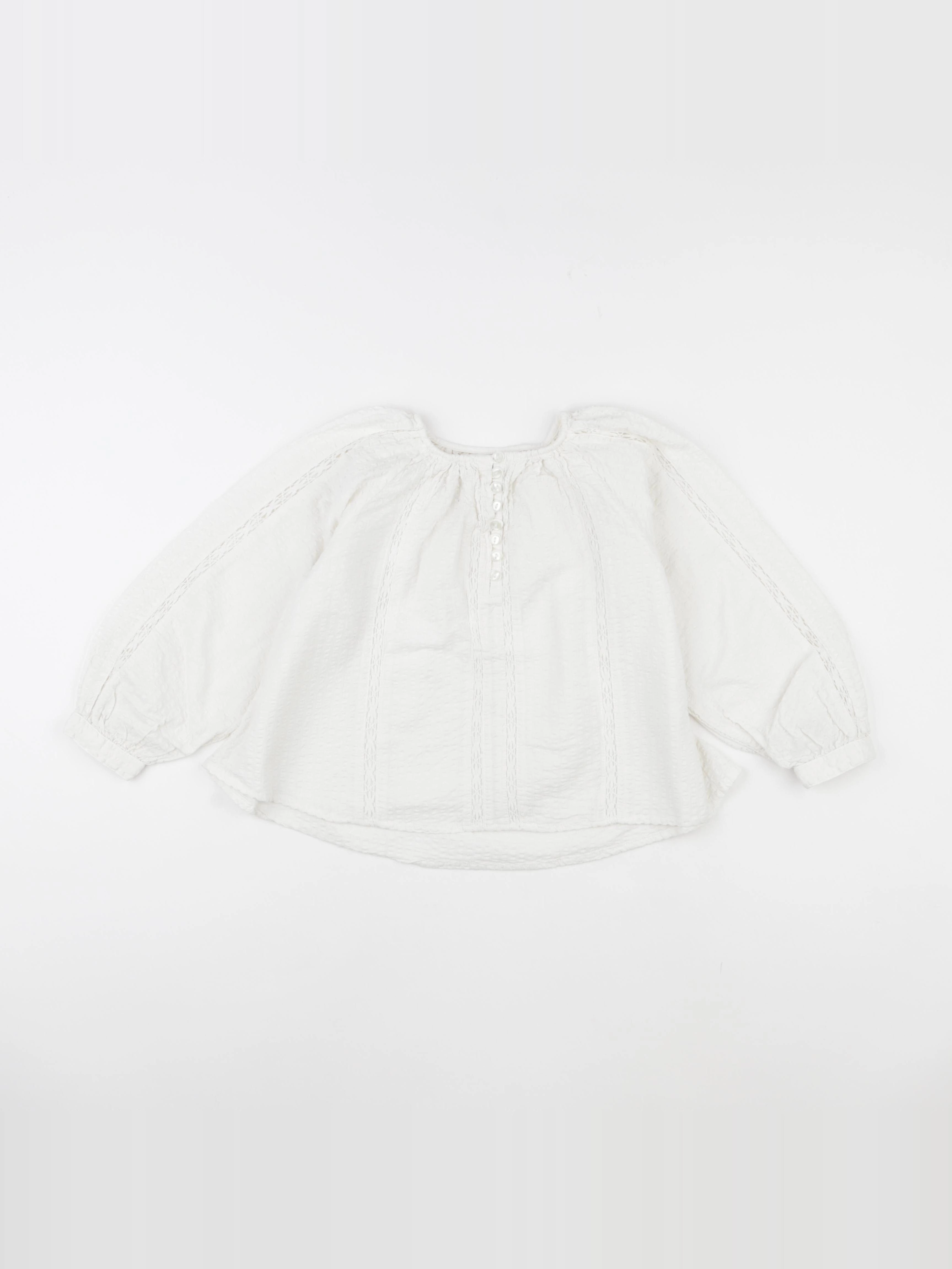Zara - blouse blanc - 6 ans