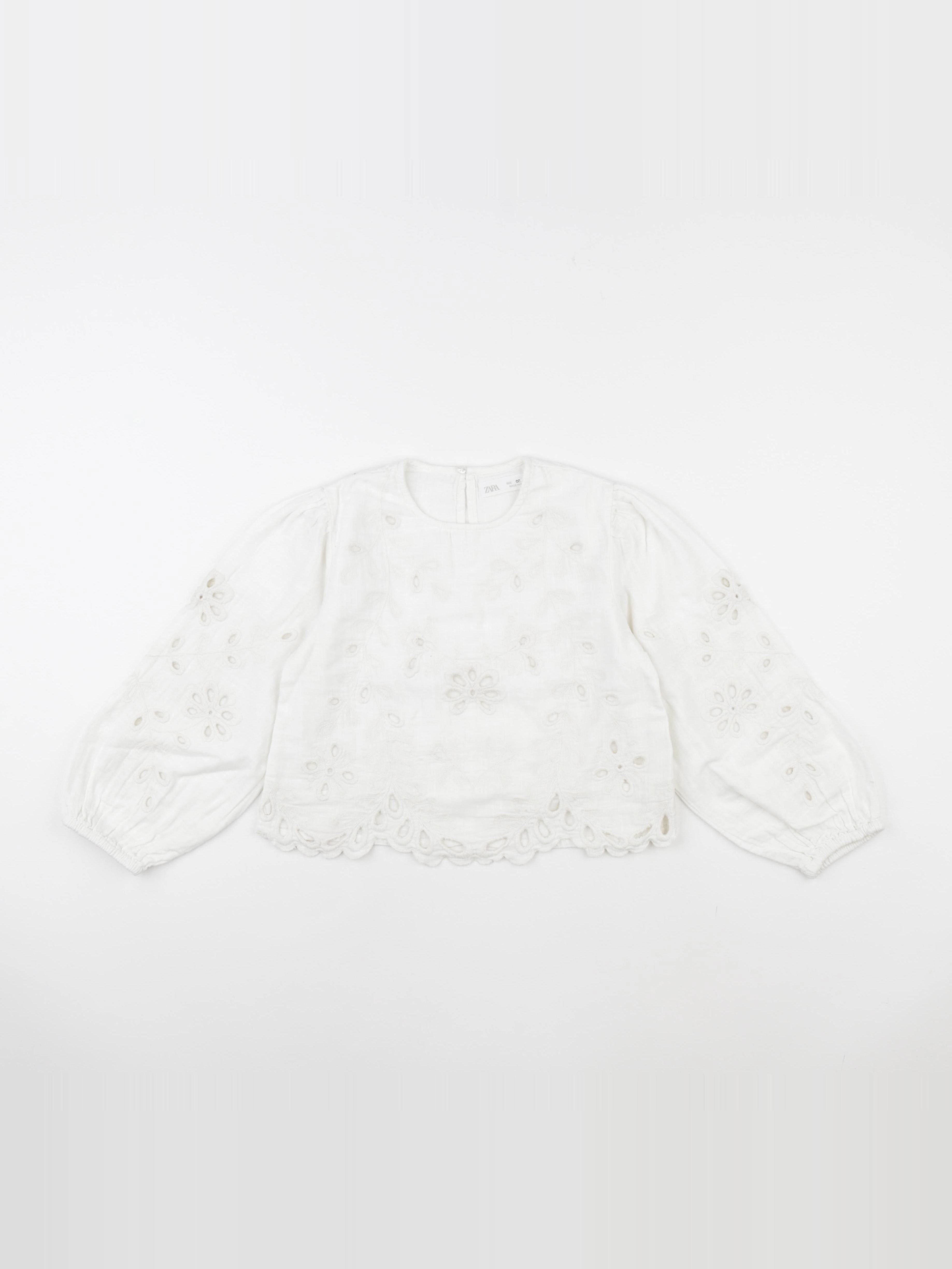 Zara - blouse blanc - 8 ans