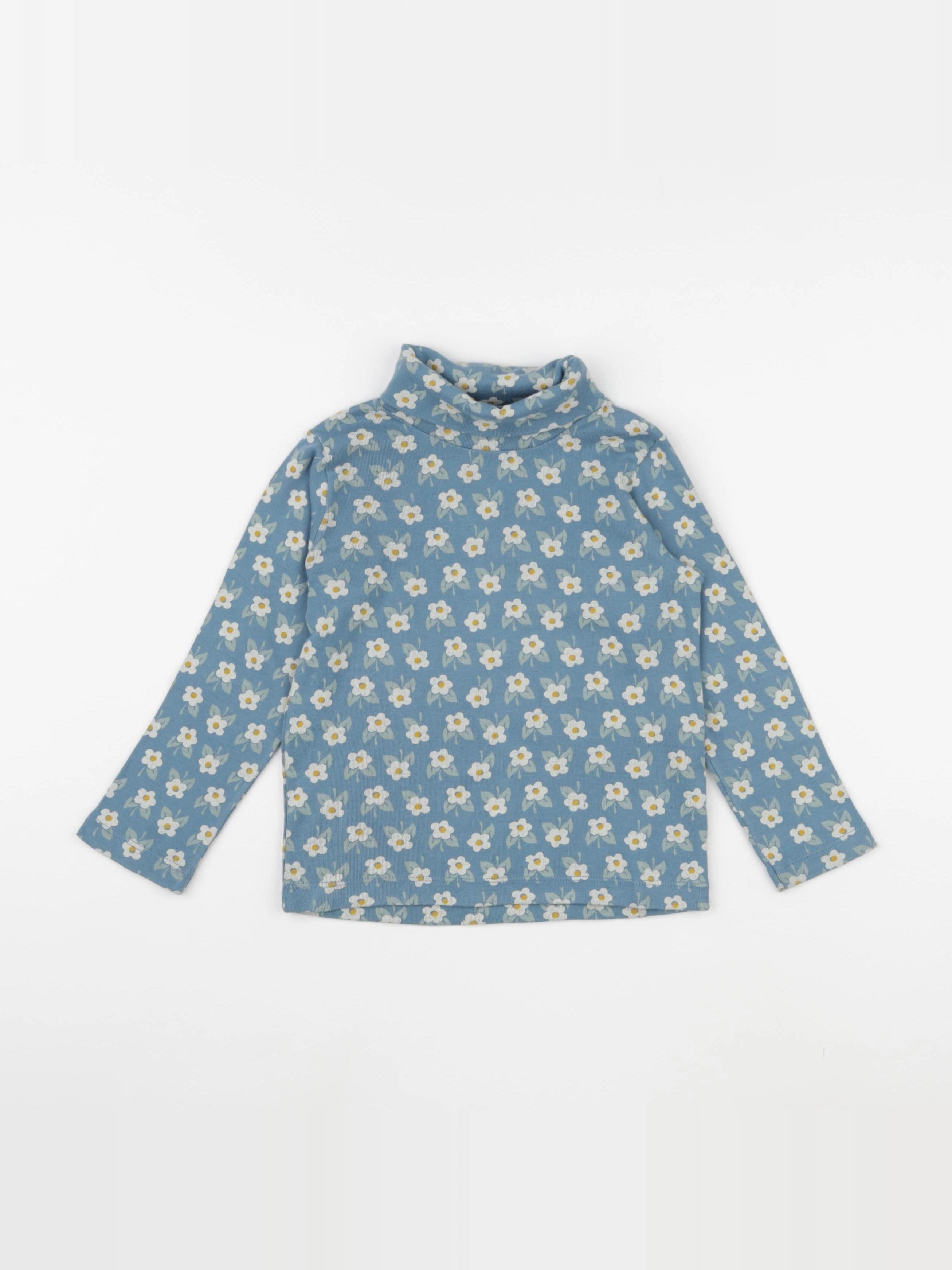 Petit Bateau - sous-pull bleu - 3 ans