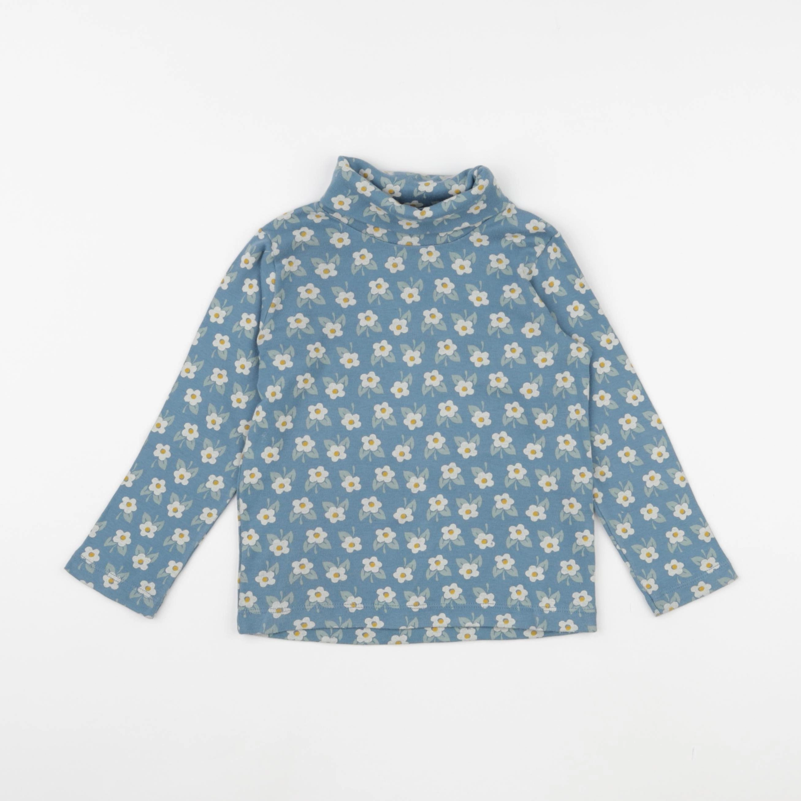 Petit Bateau - sous-pull bleu - 3 ans