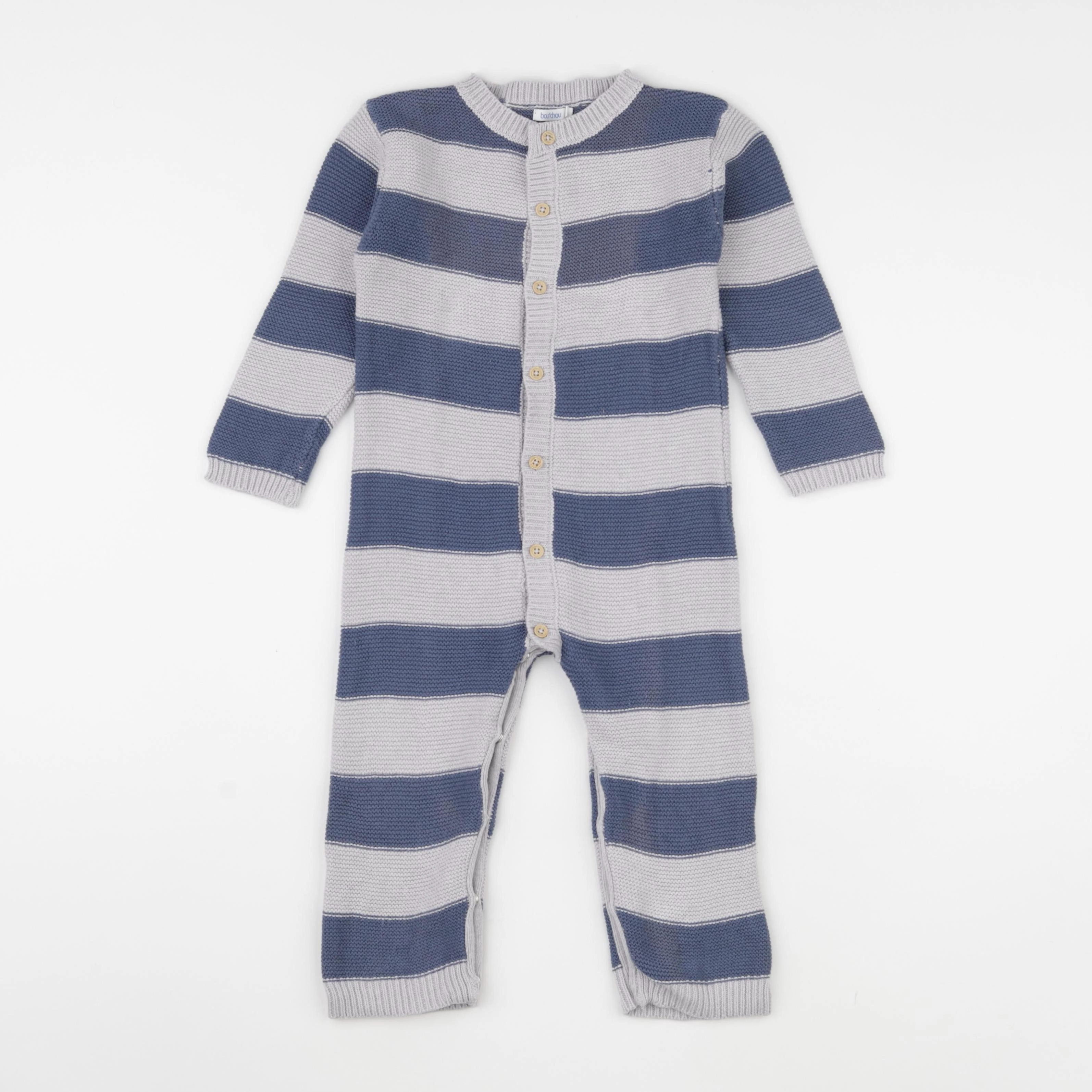 Boutchou - combinaison bleu, gris - 18 mois
