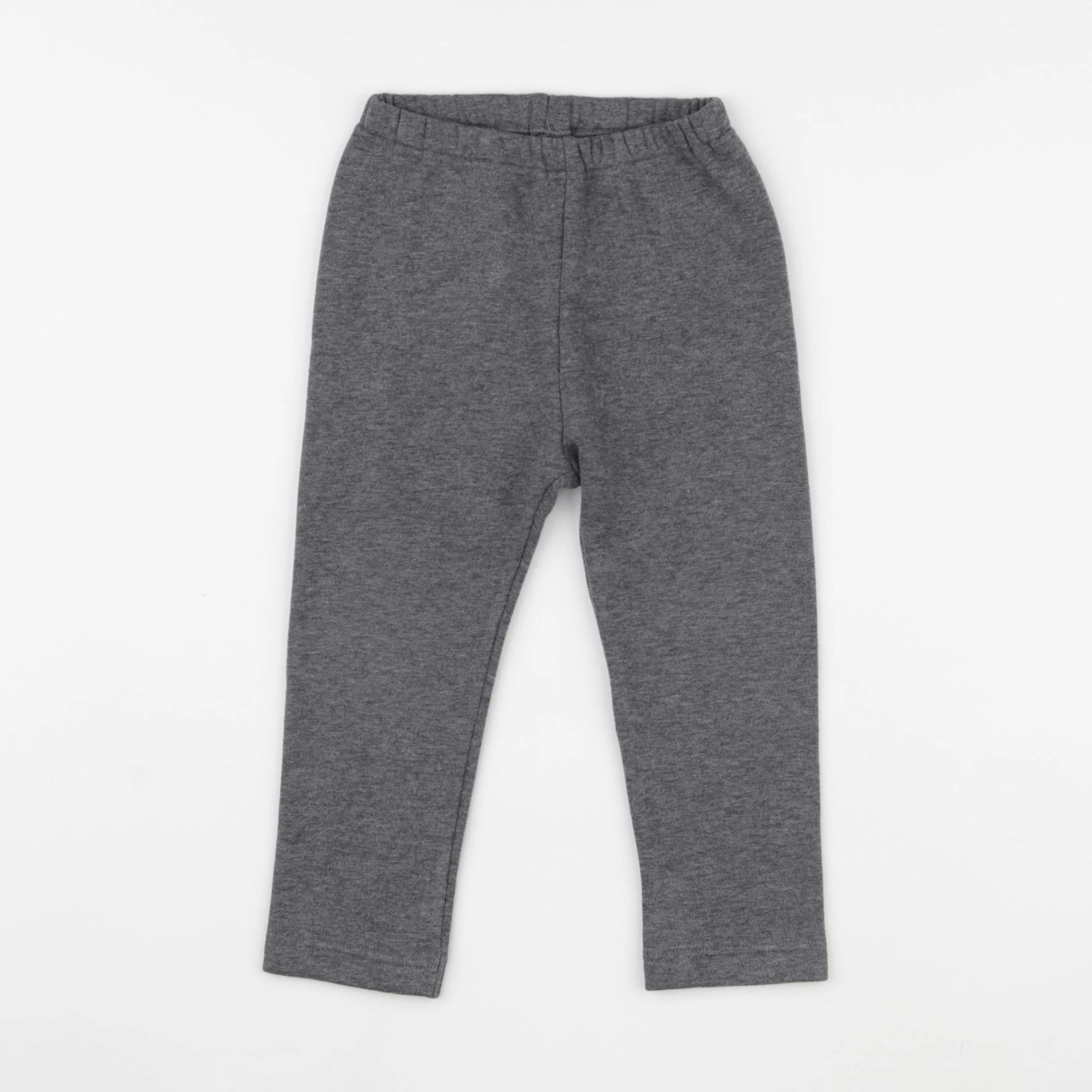 Uniqlo - legging doublé gris - 18/24 mois