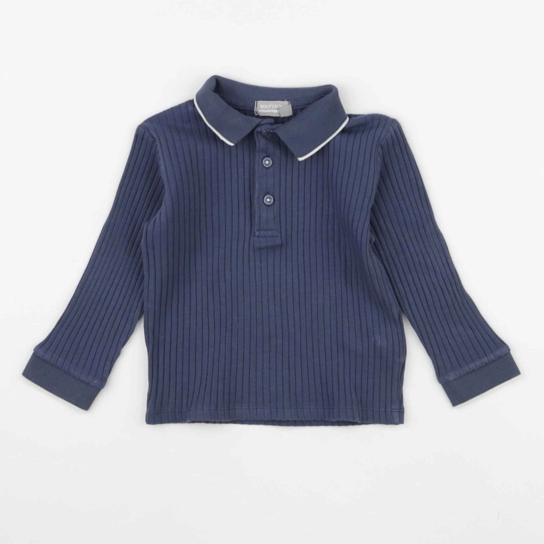 Boutchou - polo bleu - 24 mois