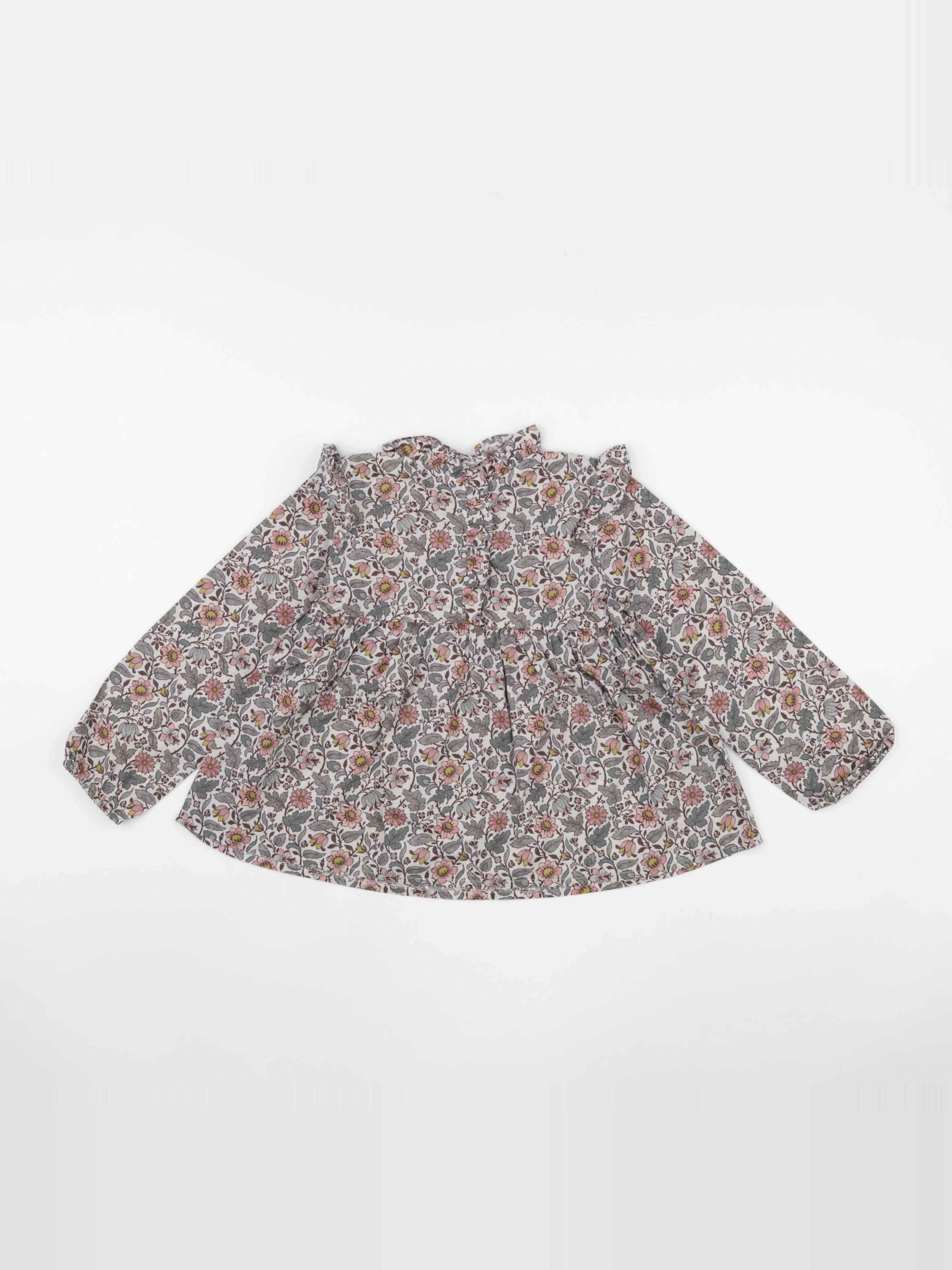 Bonton - blouse gris - 6 ans