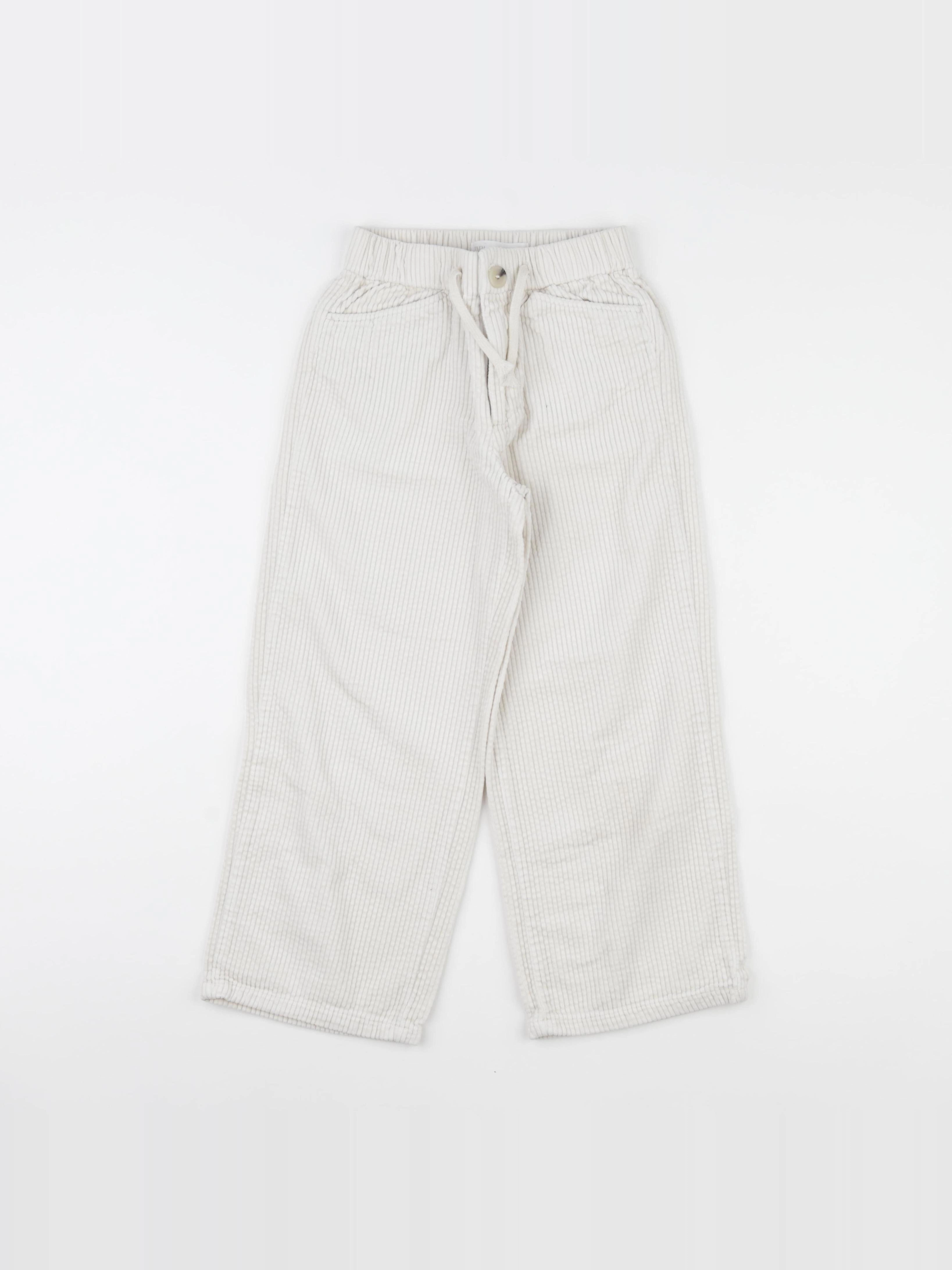 Zara - pantalon blanc - 7 ans