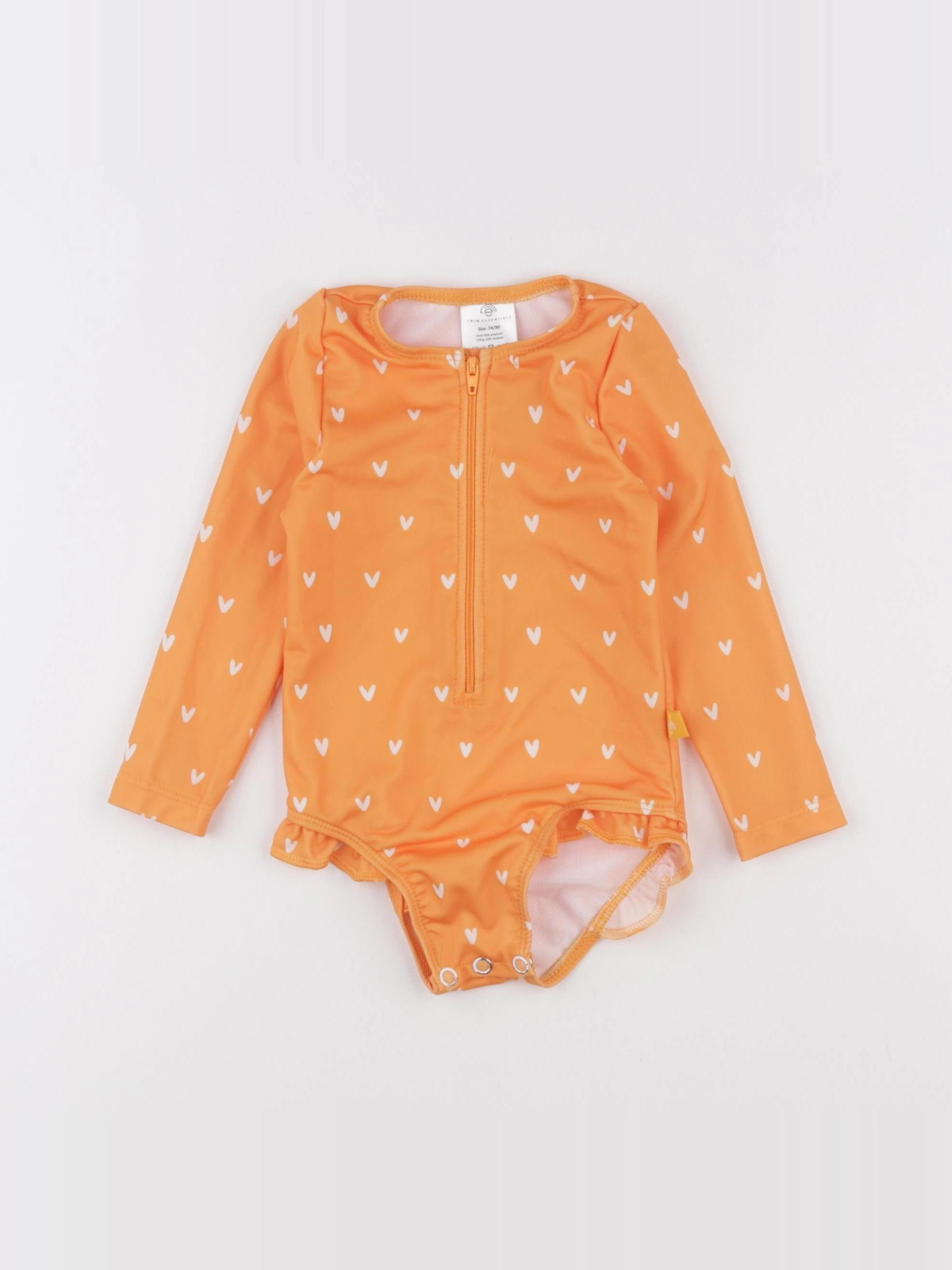 Swim Essentials - maillot de bain orange - 9/12 mois